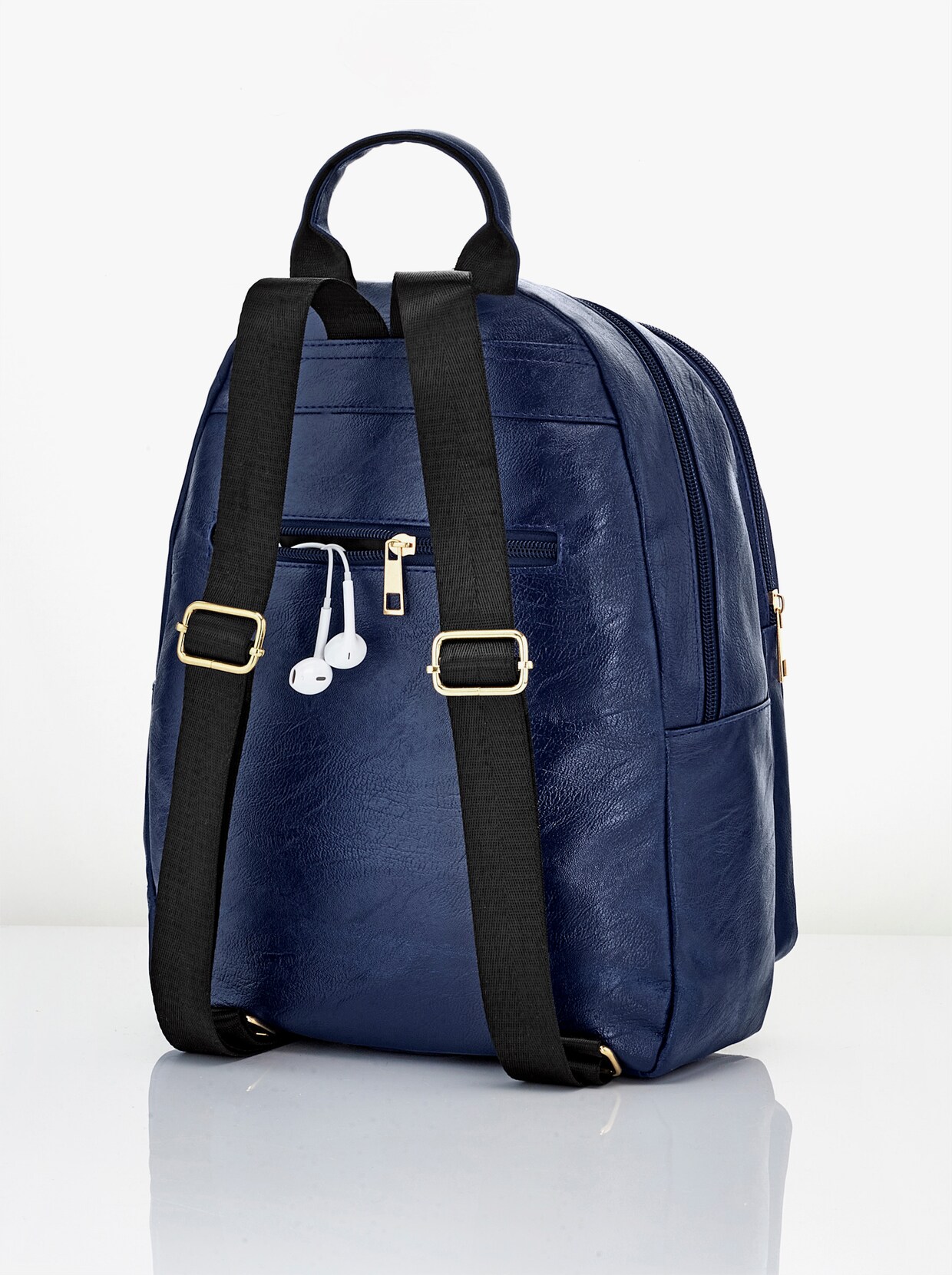 Rucksack und Schaltuch - bleu