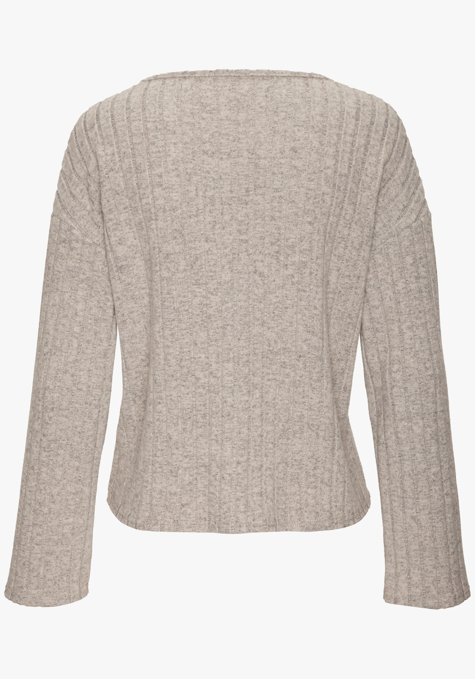 Vivance Langarmshirt - grau meliert