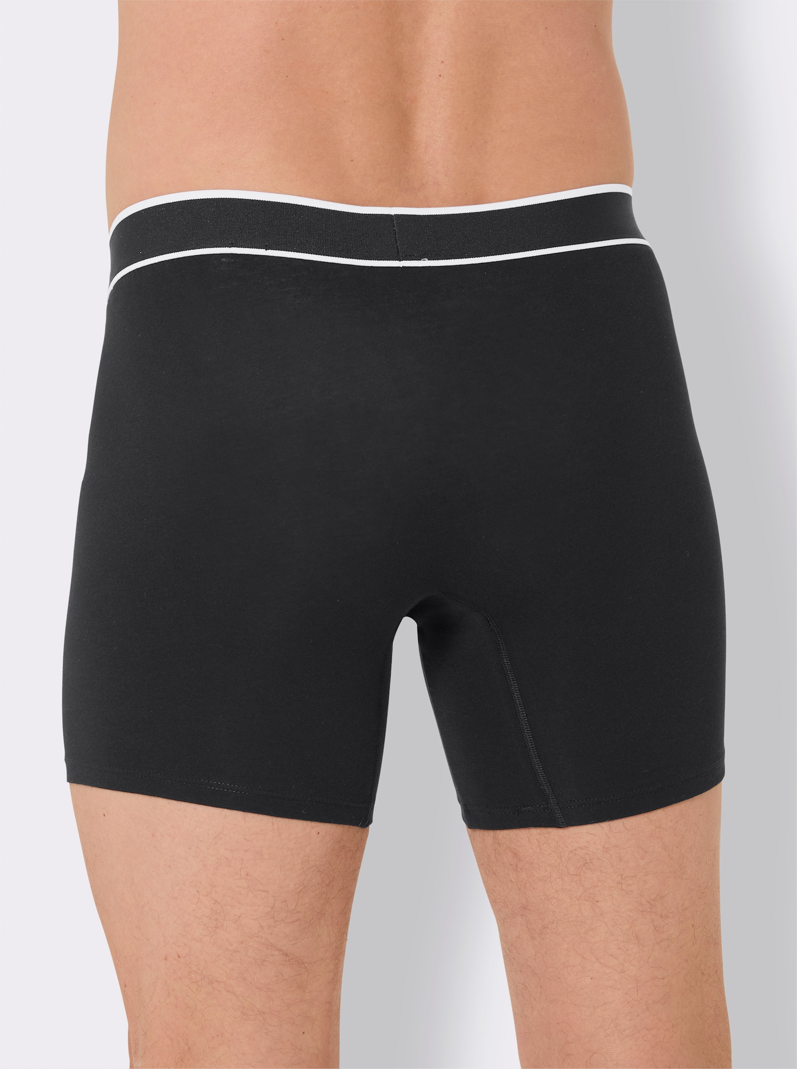Schiesser Longpanty aus Single-Jersey - schwarz