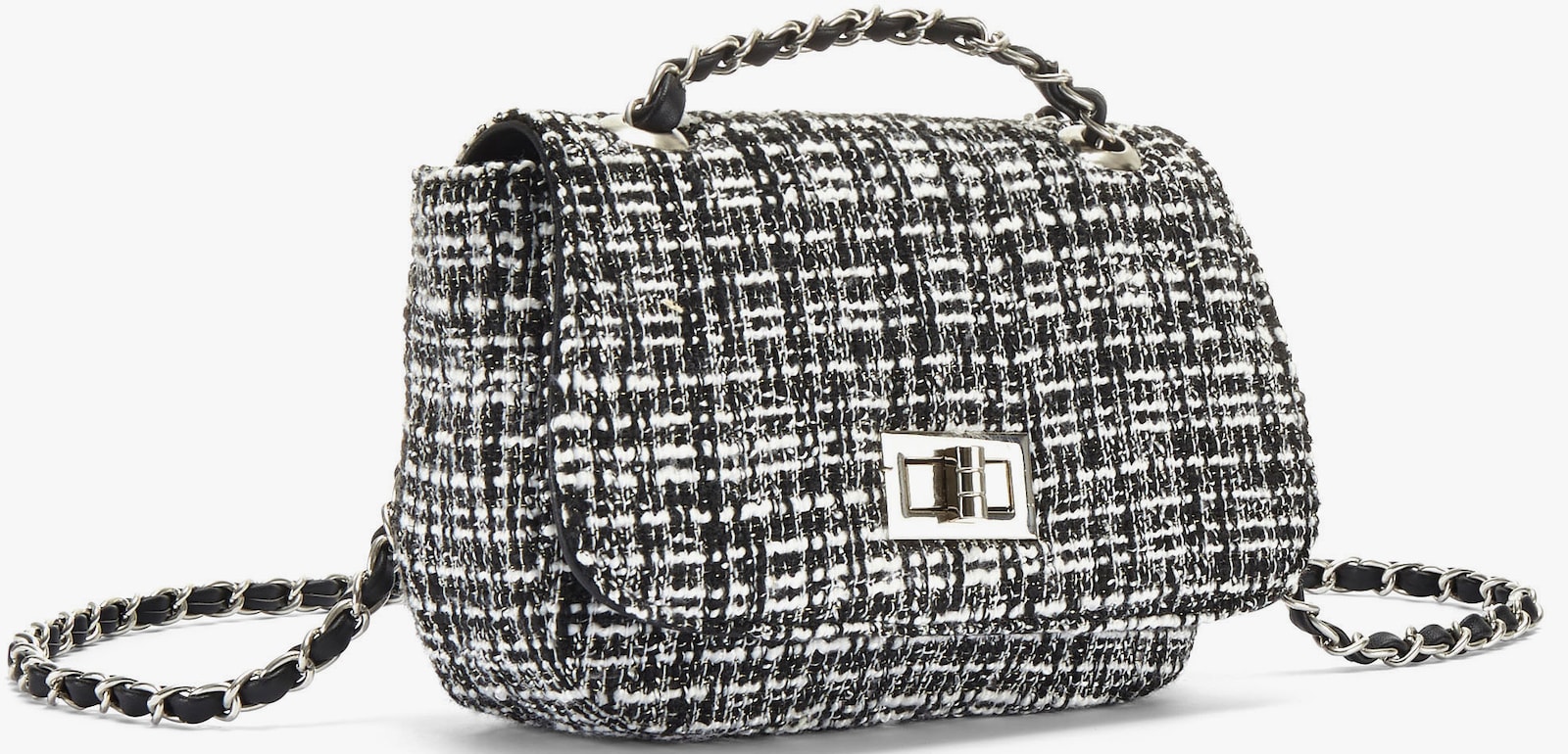 Vivance Handtasche - schwarz / weiß