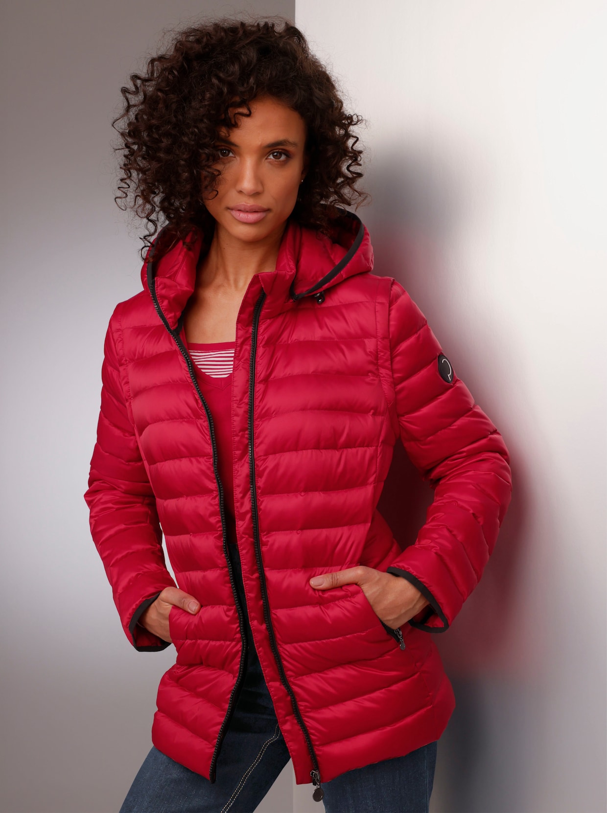 CREATION L PREMIUM Donsjack - rood