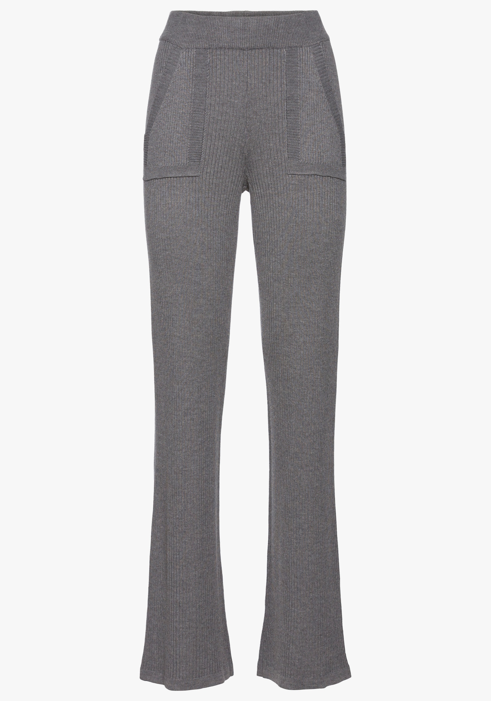 French Connection Strickhose - dunkelgrau meliert