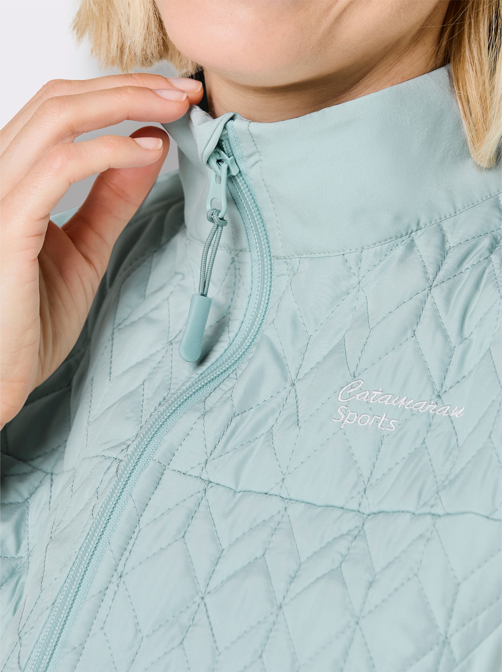 Catamaran Sports Funktionsweste mit elastischen Seiten - kalkmint