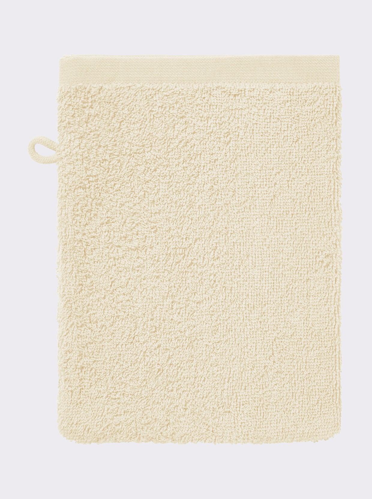 wäschepur Lot économique de 5 serviettes éponge - couleur ivoire