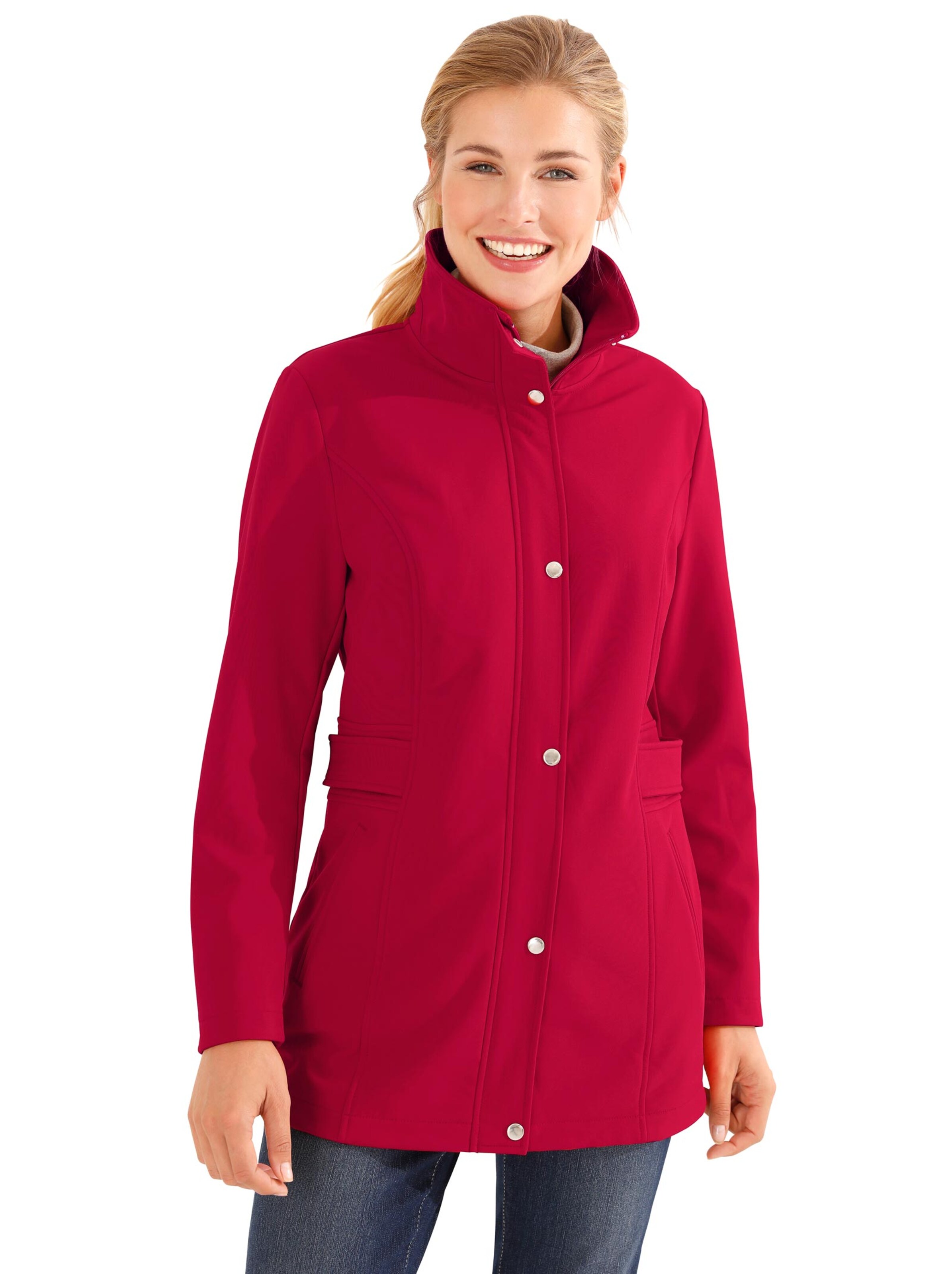 Softshell-Longjacke - rot
