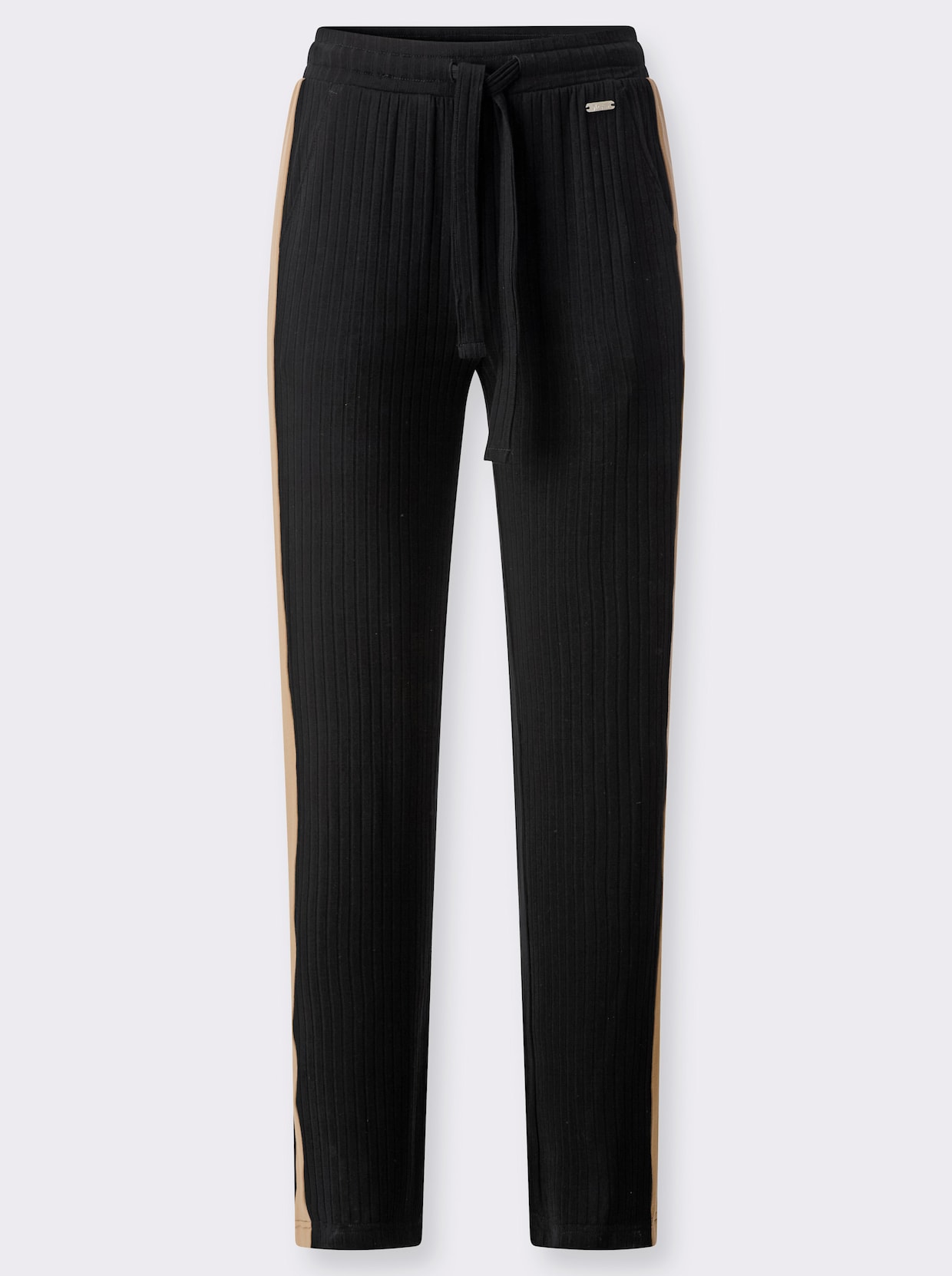 feel good Hose - schwarz-camel
