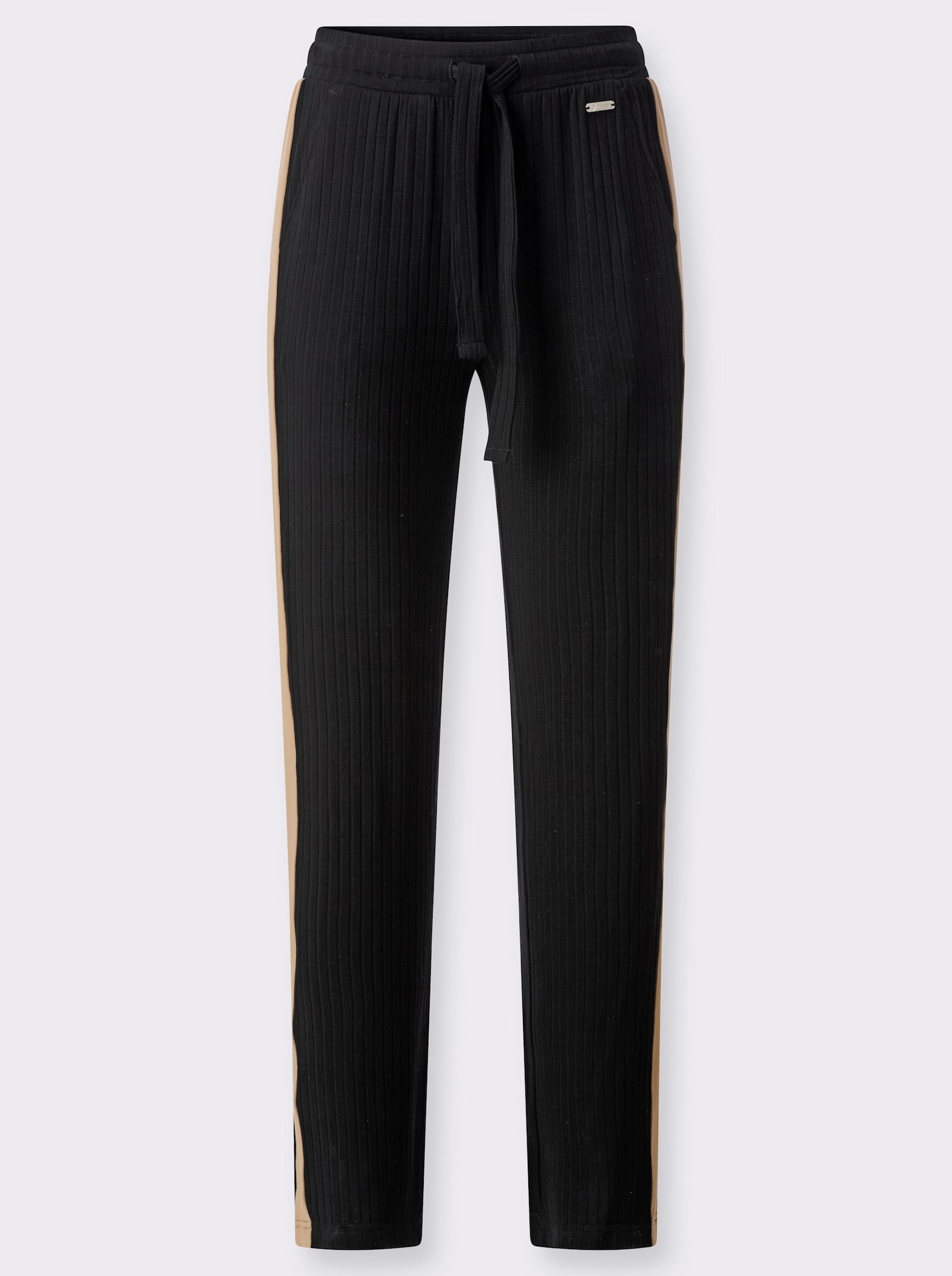 feel good Hose - schwarz-camel