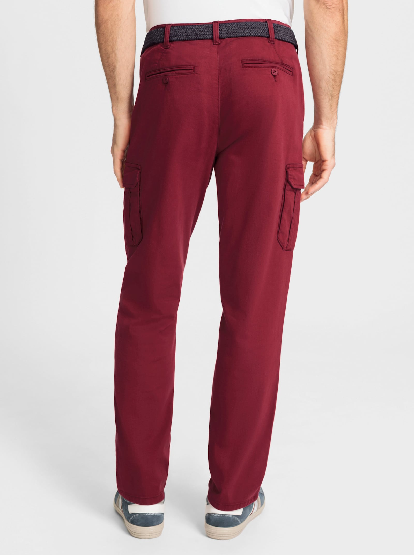 Catamaran Cargohose in Stretch-Qualität - dunkelrot