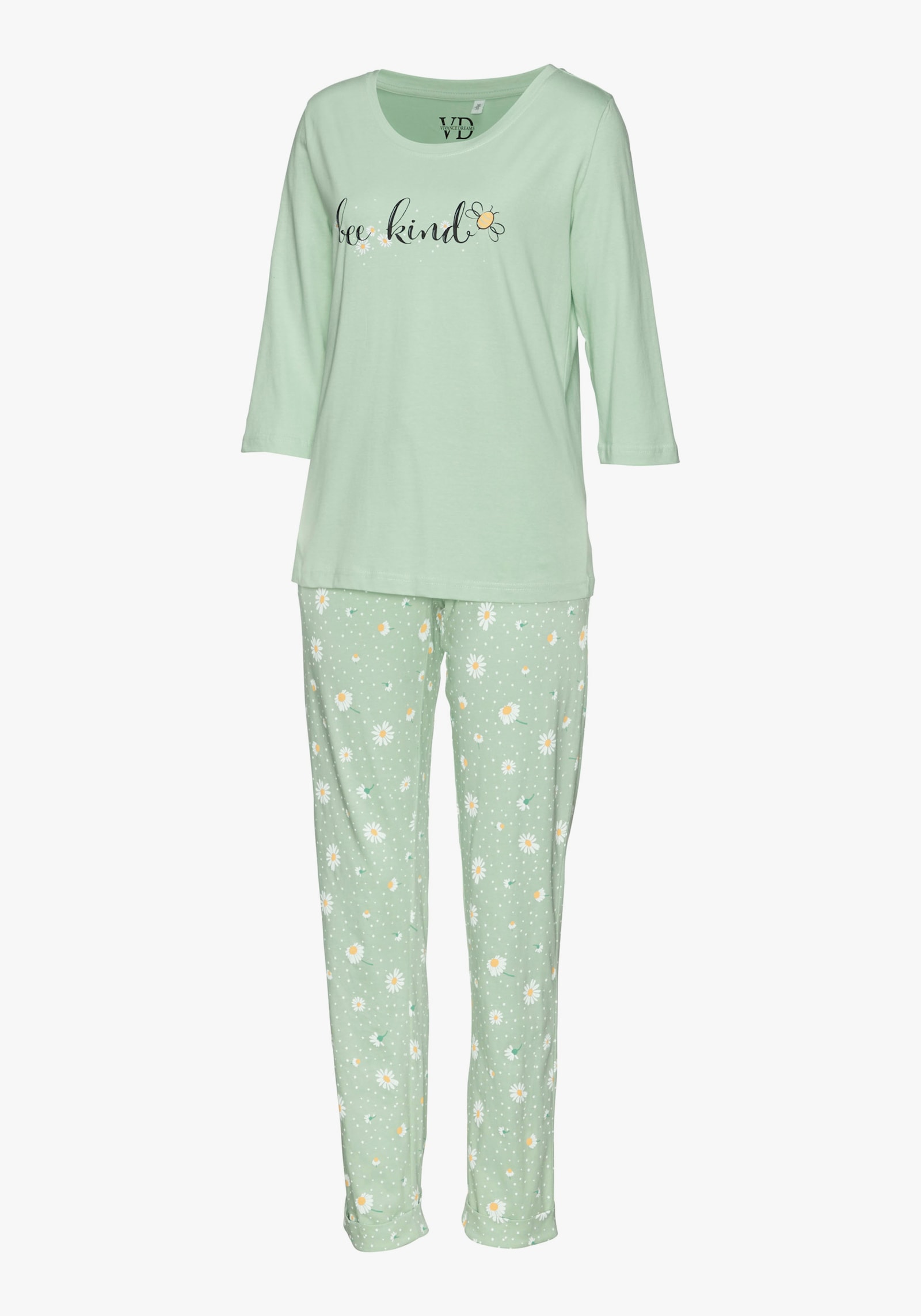 Vivance Dreams Pyjama - jade à motifs
