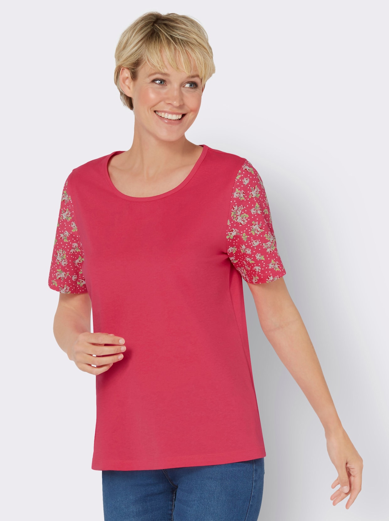 Shirt met korte mouwen - pink