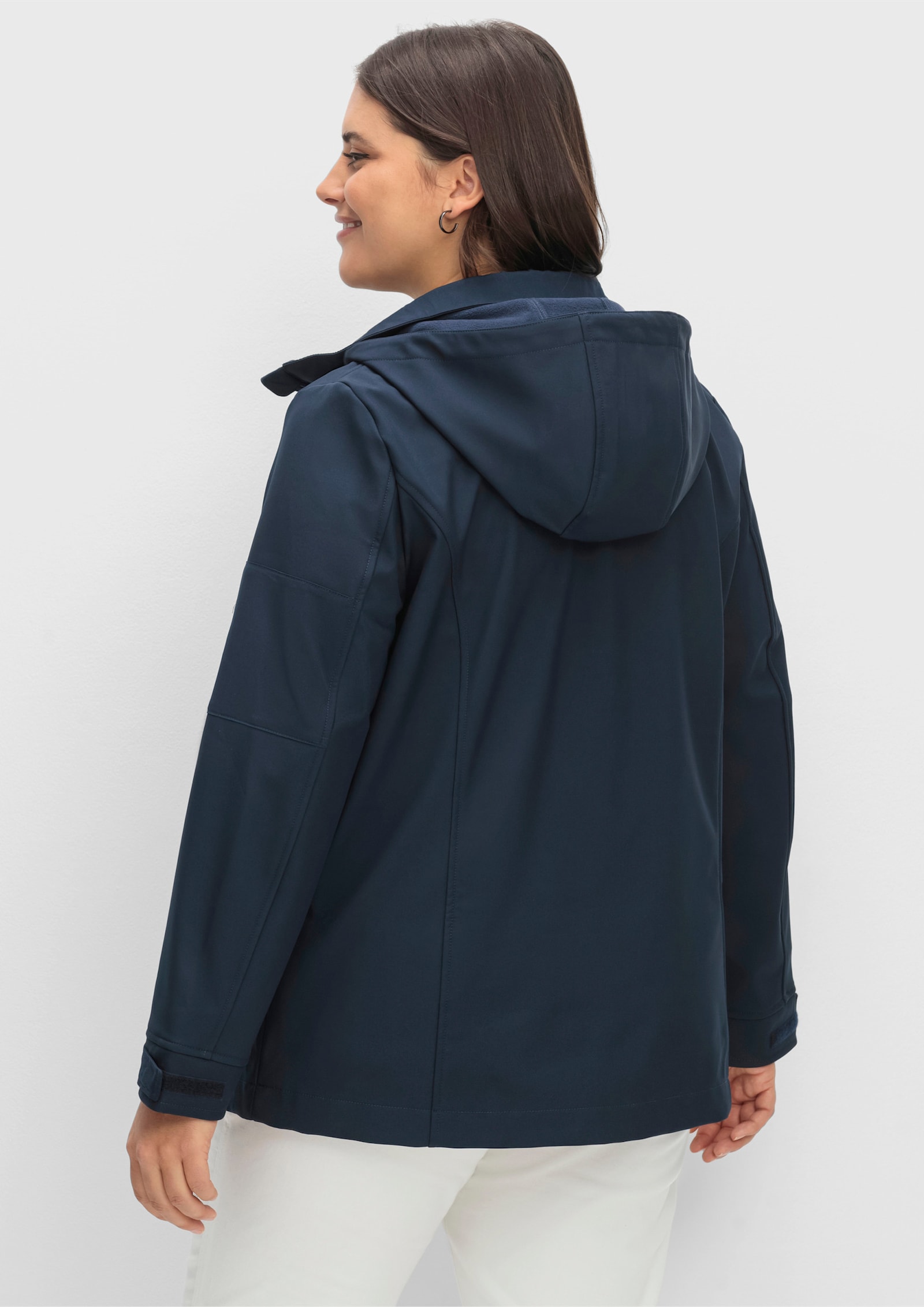 Softshelljacke mit Fleece-Futter - marine