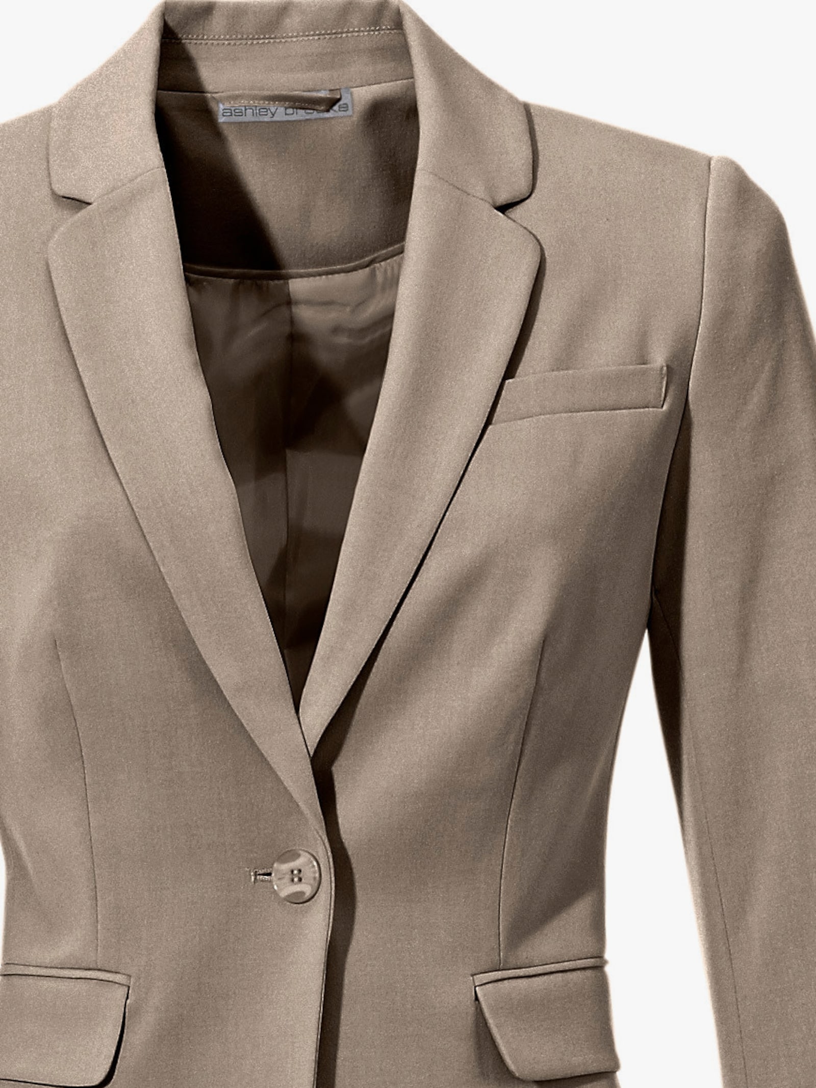 heine Hosenanzug mit seitlichen Taschen - taupe