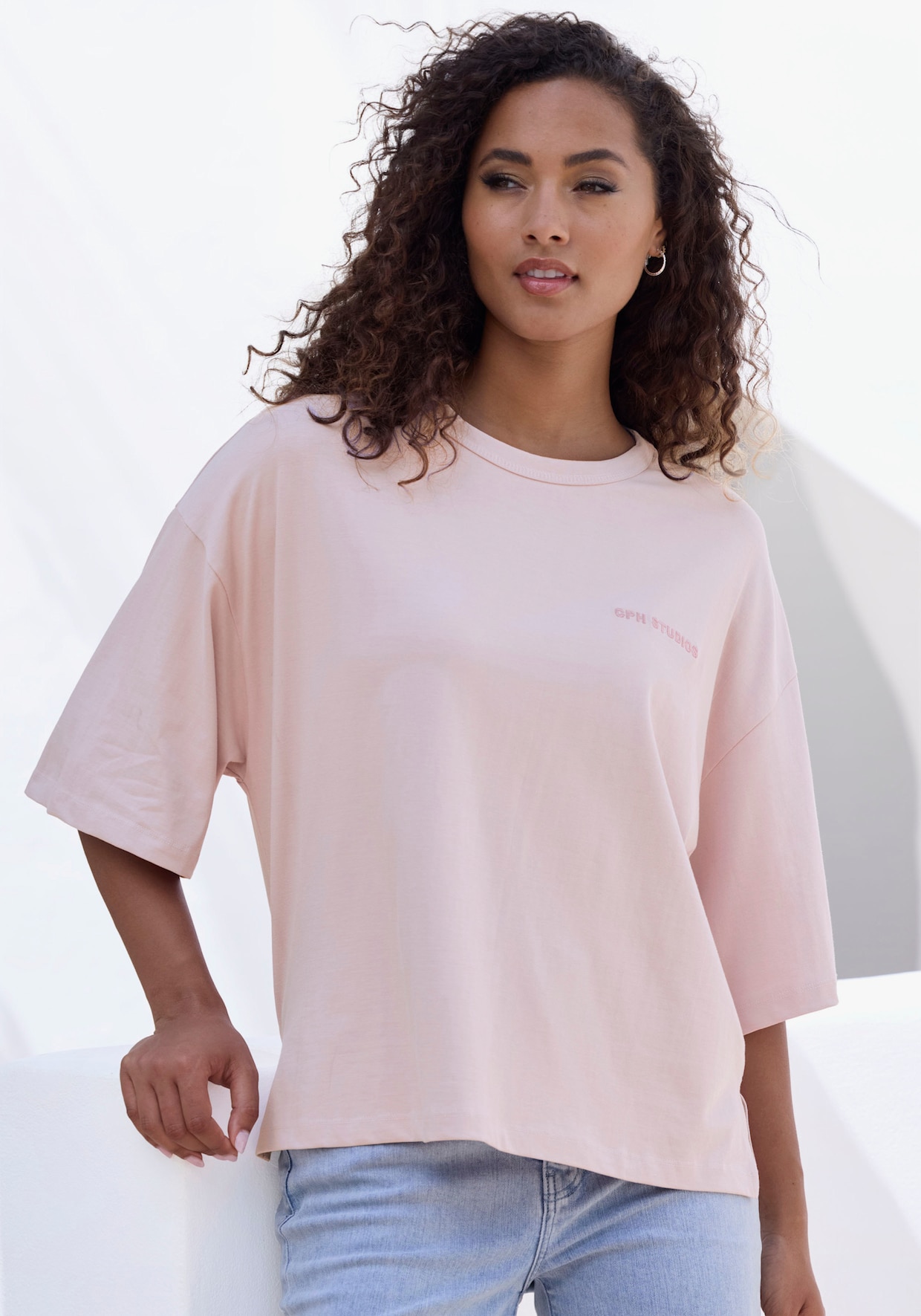 Oversize-Shirt - soft violet