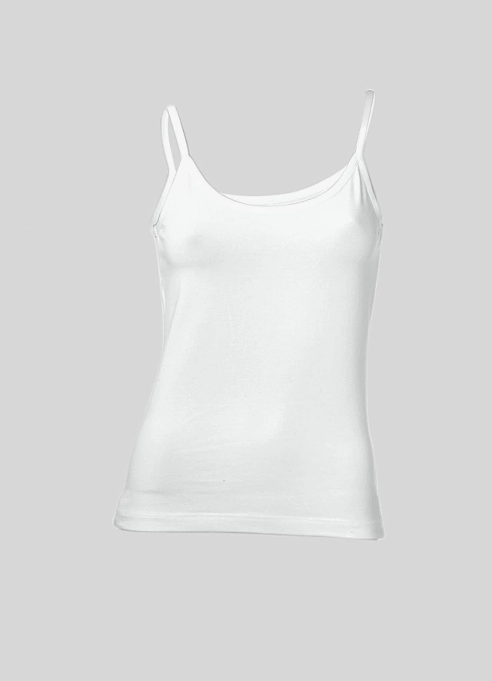 heine Spaghettitop in figurbetontem Schnitt - weiß