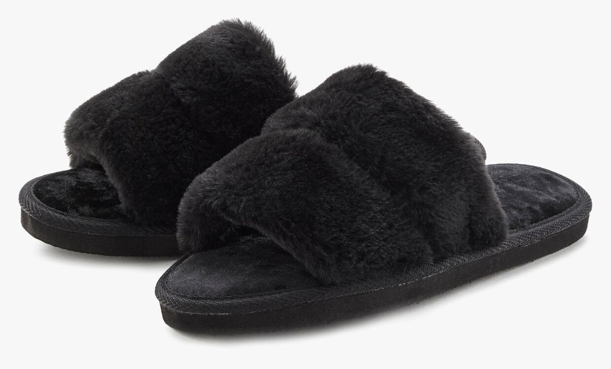 Vivance slippers - zwart