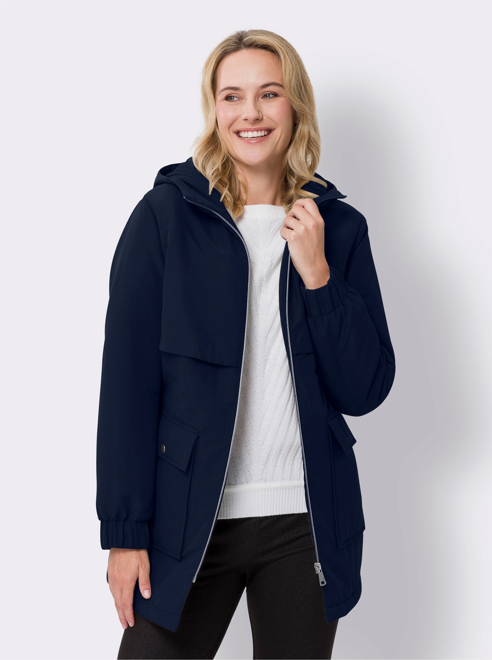 Jack in parkastijl - marine