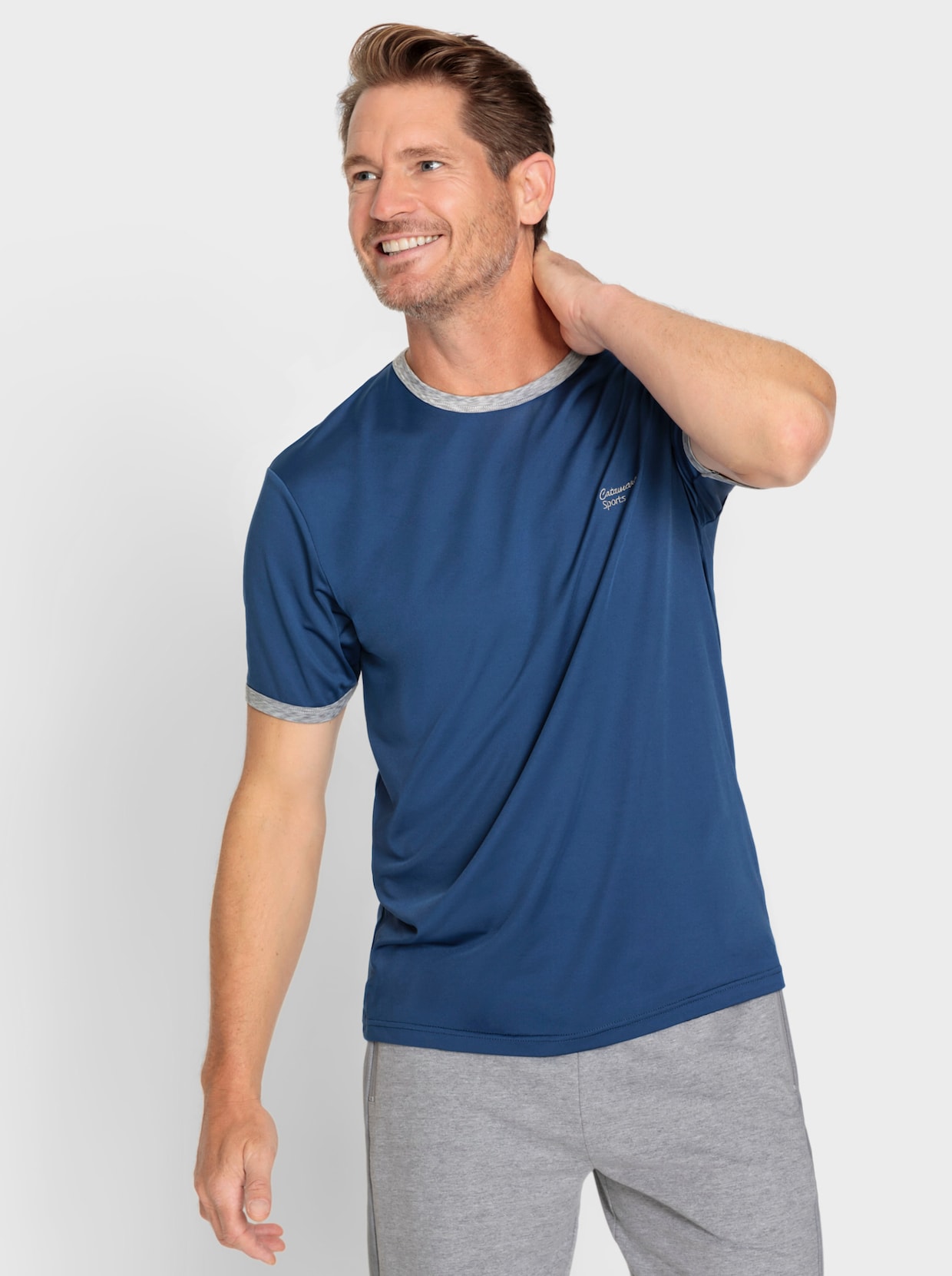 Catamaran Sports Functioneel shirt - jeansblauw