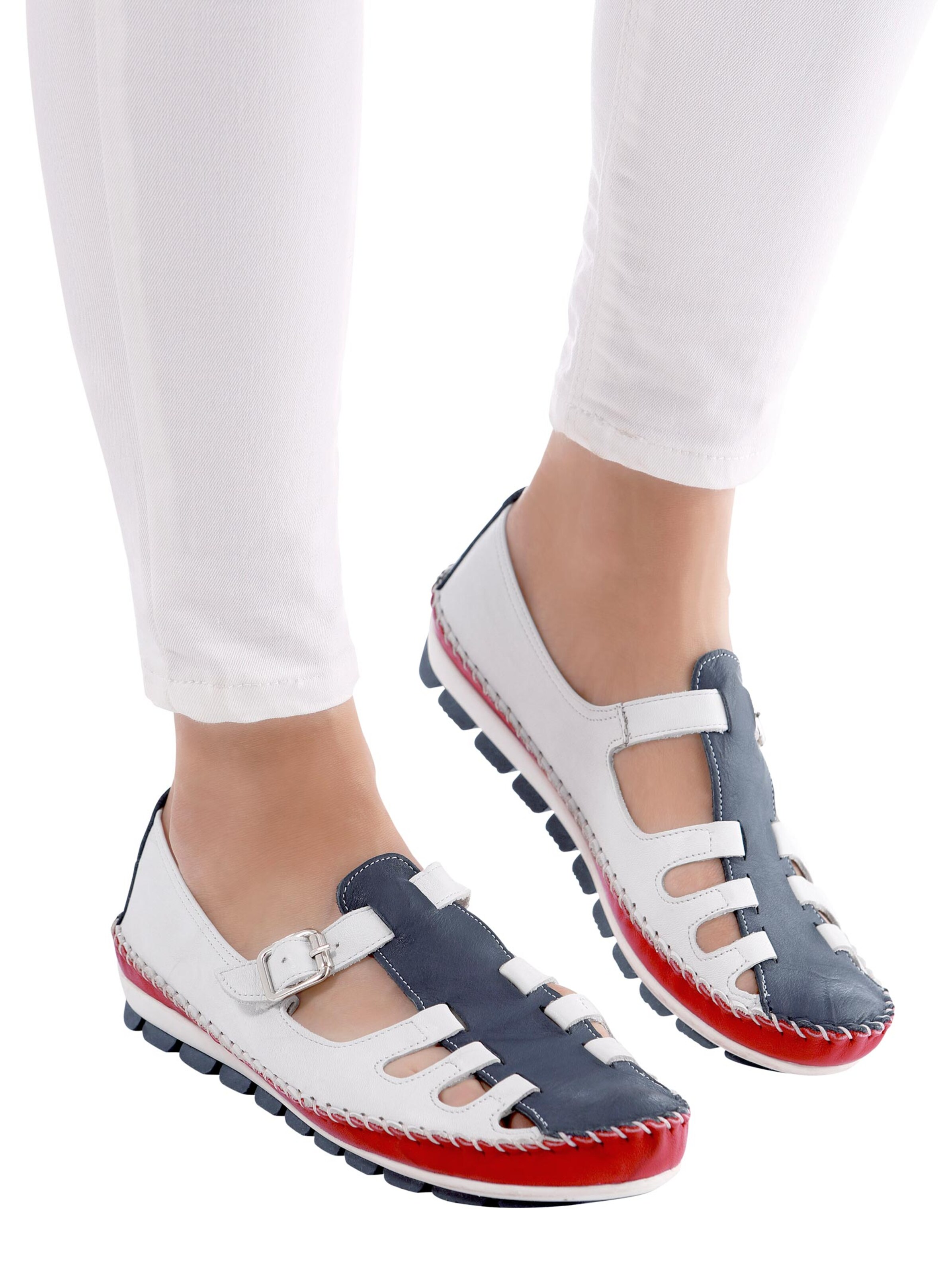 Gemini Slipper - weiß-marine