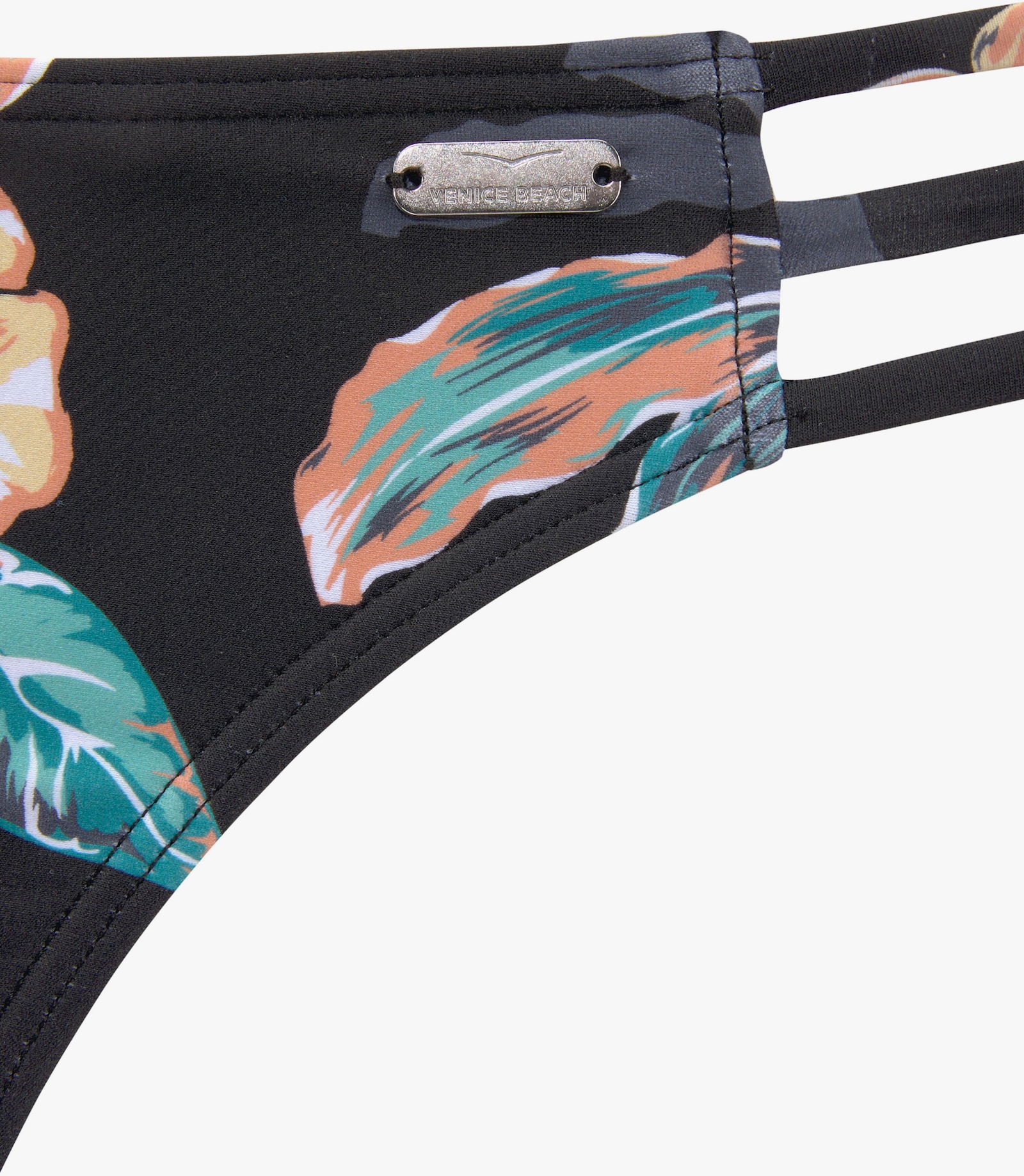 Venice Beach Bikini-Hose - schwarz-bedruckt