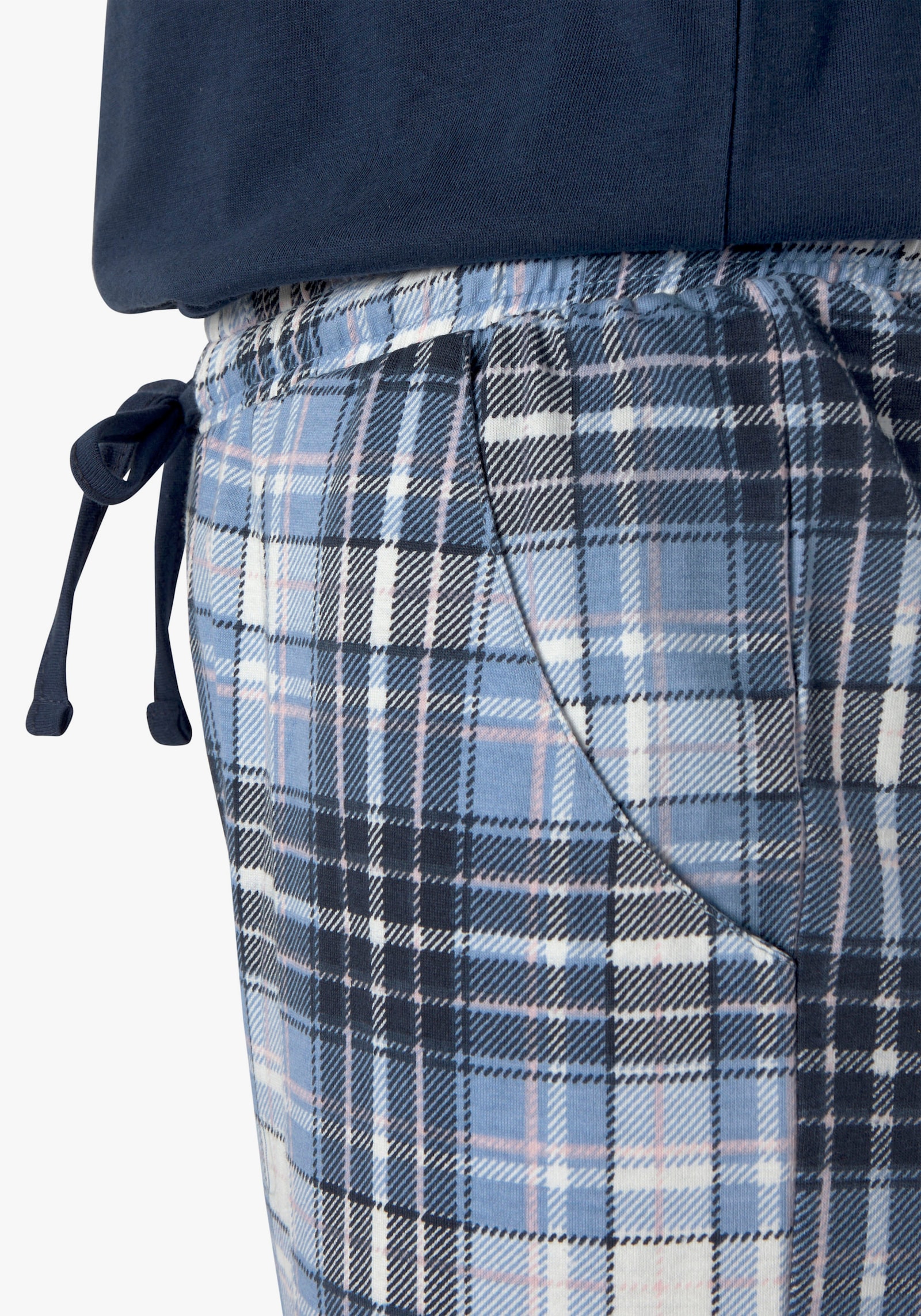 Vivance Dreams Pyjama - blau-rosa