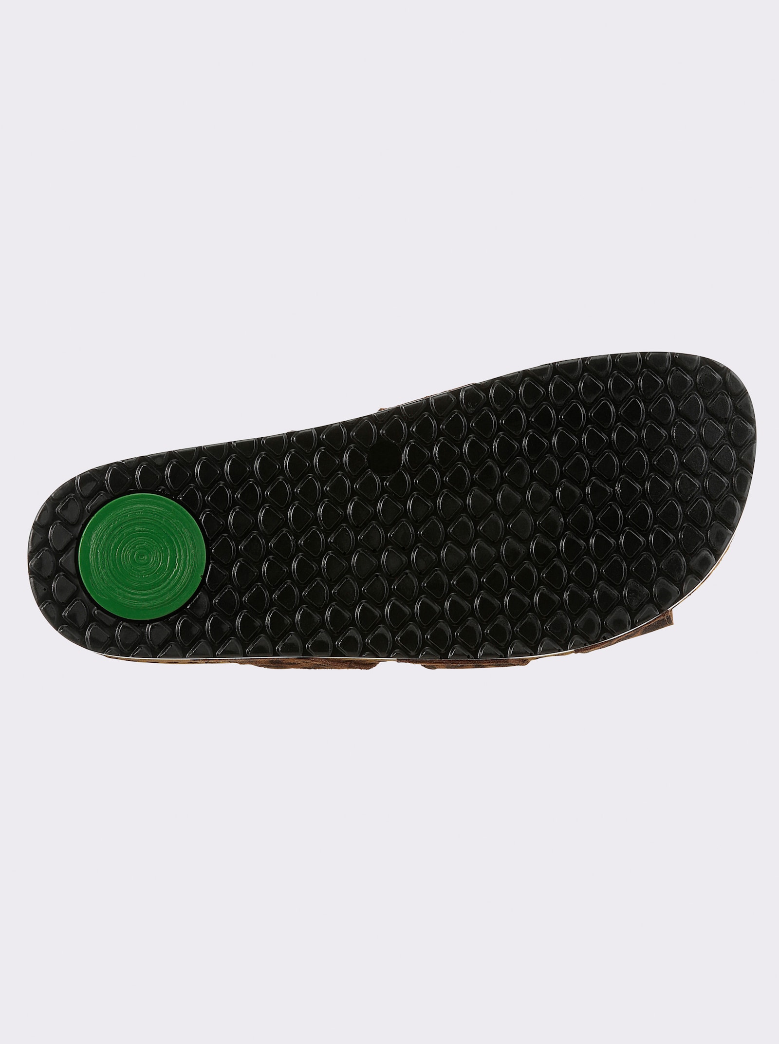 Waldläufer Pantolette im Leo-Dessin - braun-gemustert