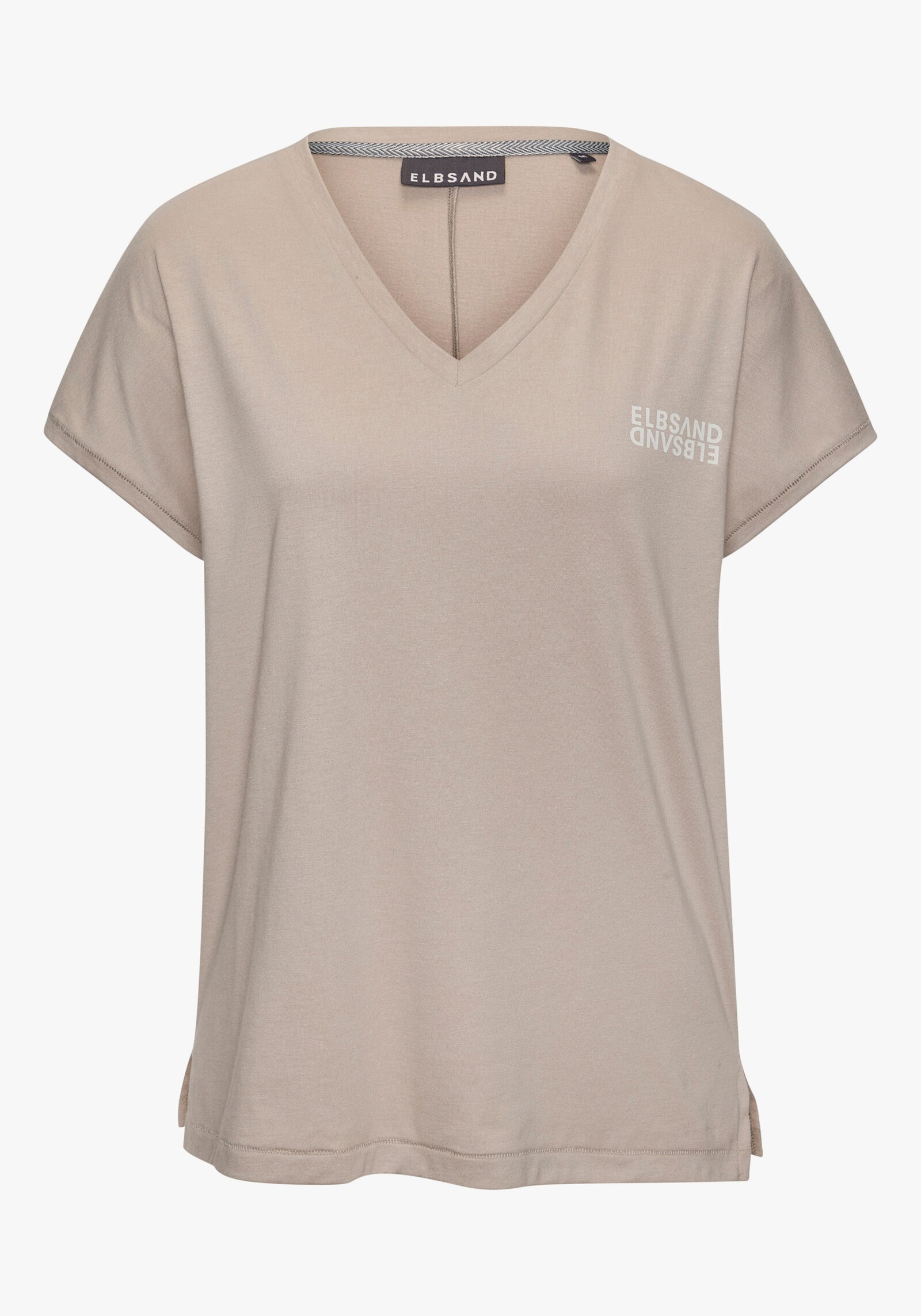 Elbsand T-shirt en V - taupe