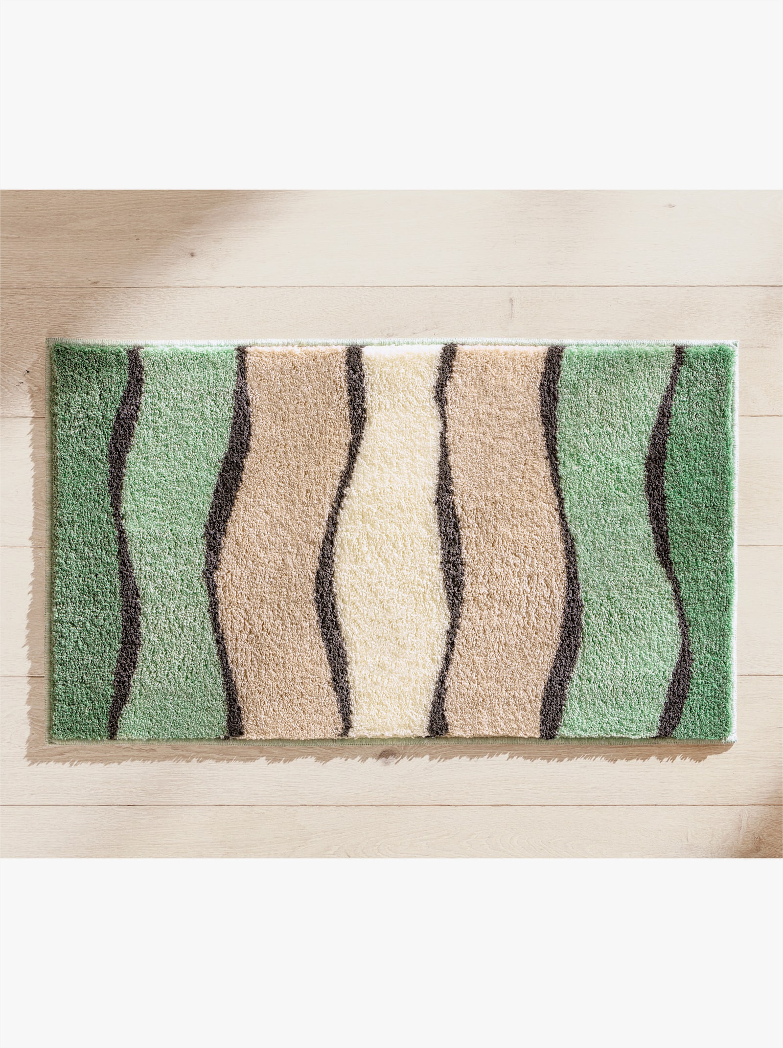 Grund Badematte - grün-taupe