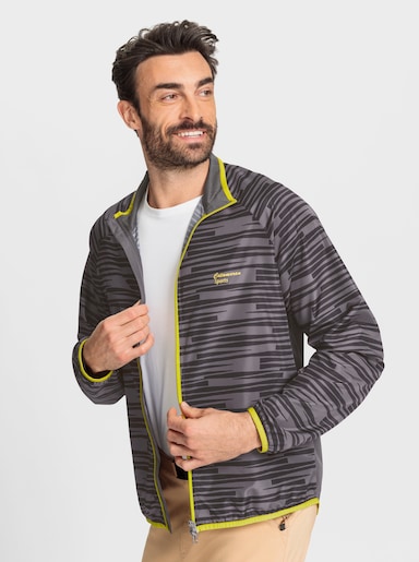 Catamaran Sports Fahrradjacke mit Rückentasche - schwarz-anthrazit