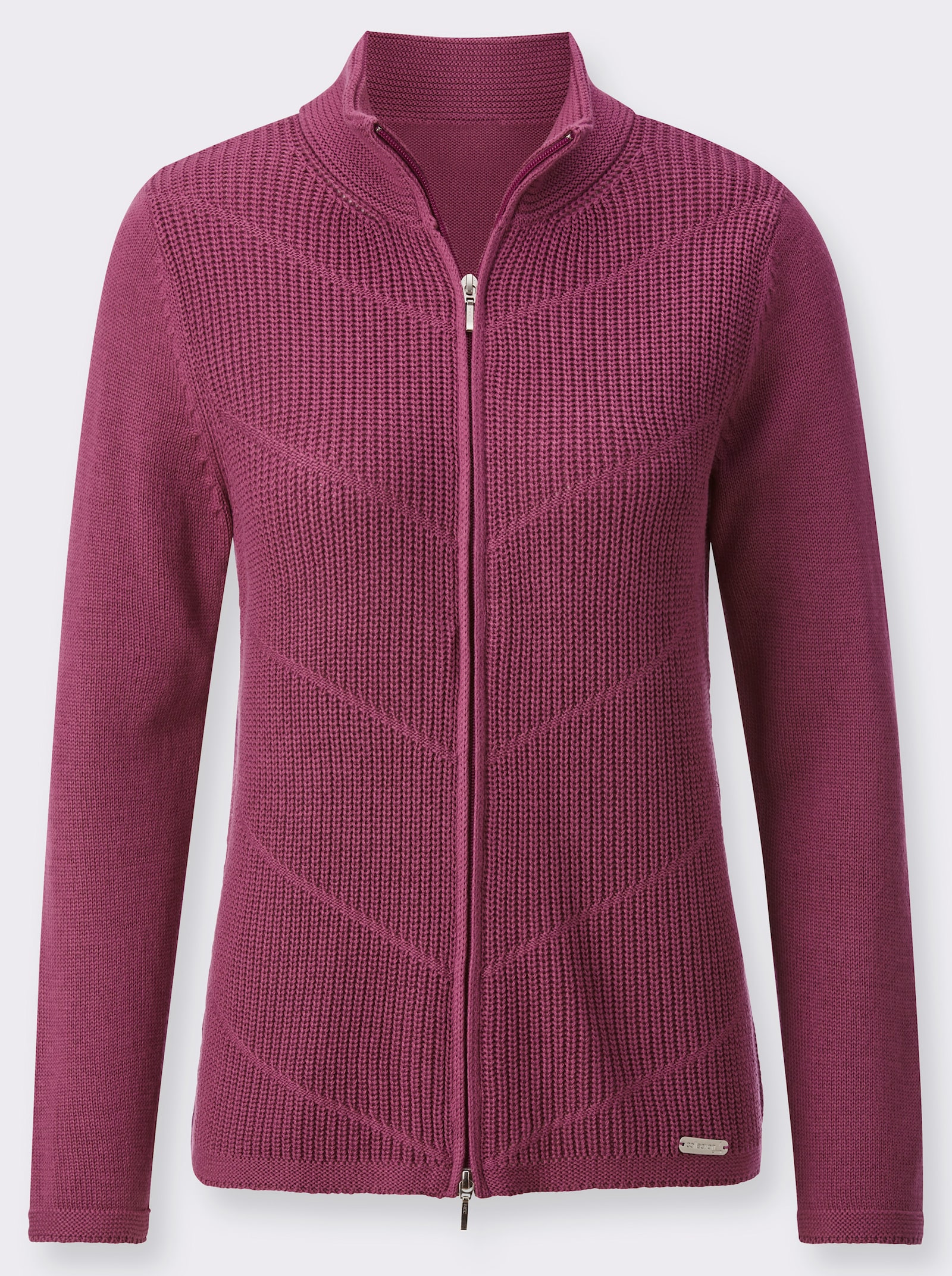 Strickjacke mit 2-Wege-Zipper - erika