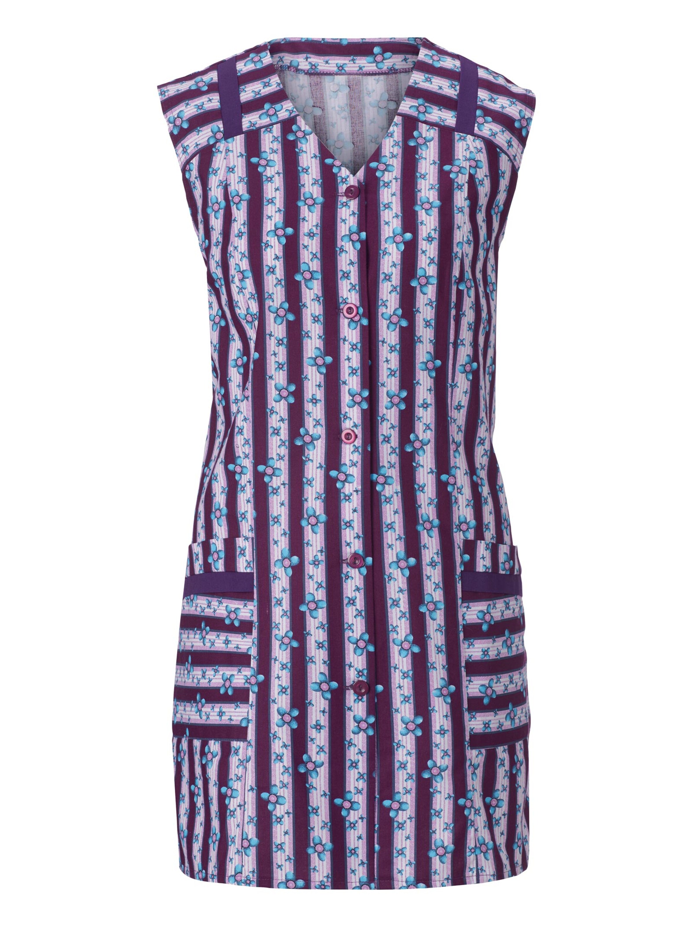 Kasack - bordeaux-bedruckt