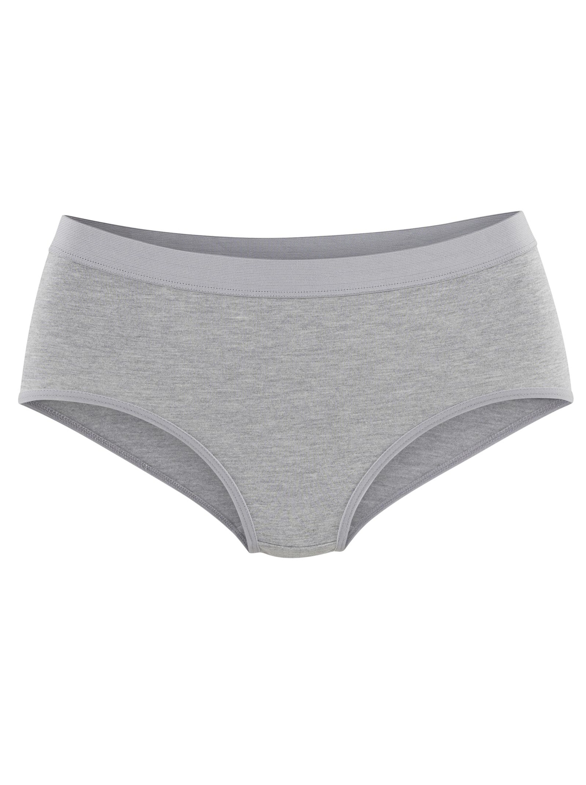 wäschepur Hüftslip - 2x uni + 2x geringelt