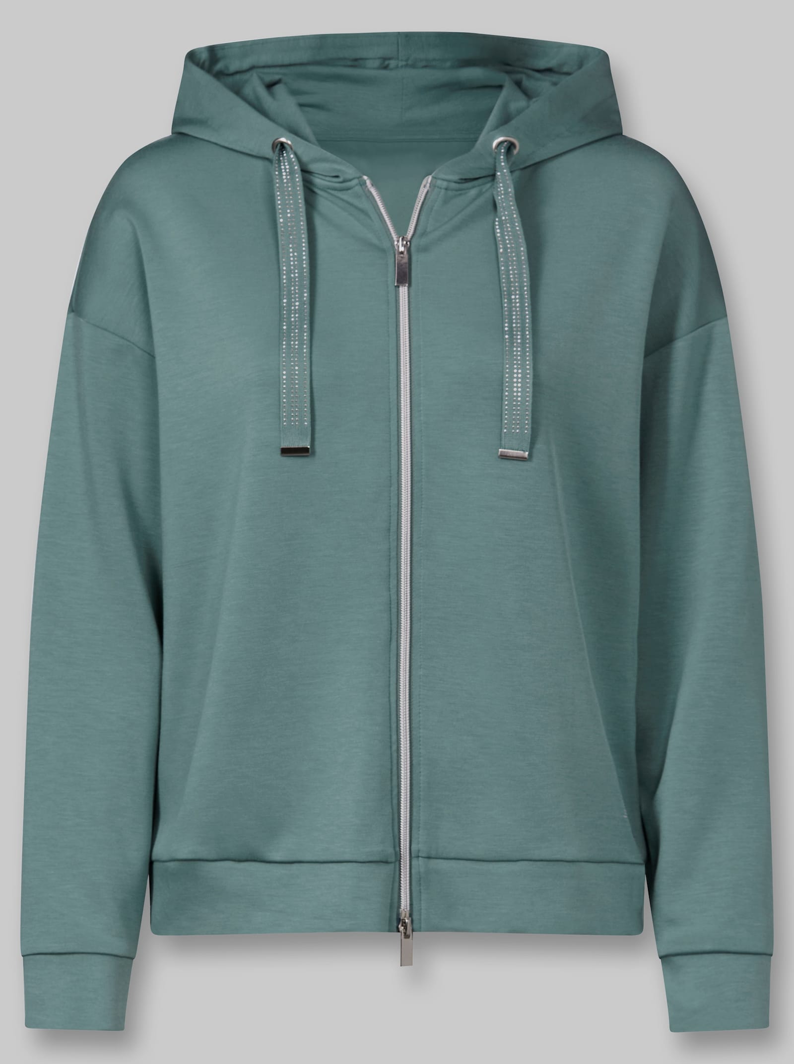 heine Sweatjacke mit Modal - jade