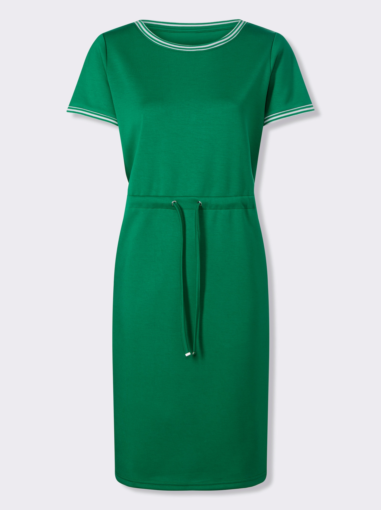 heine Robe sweat avec détails contrastés - vert pomme