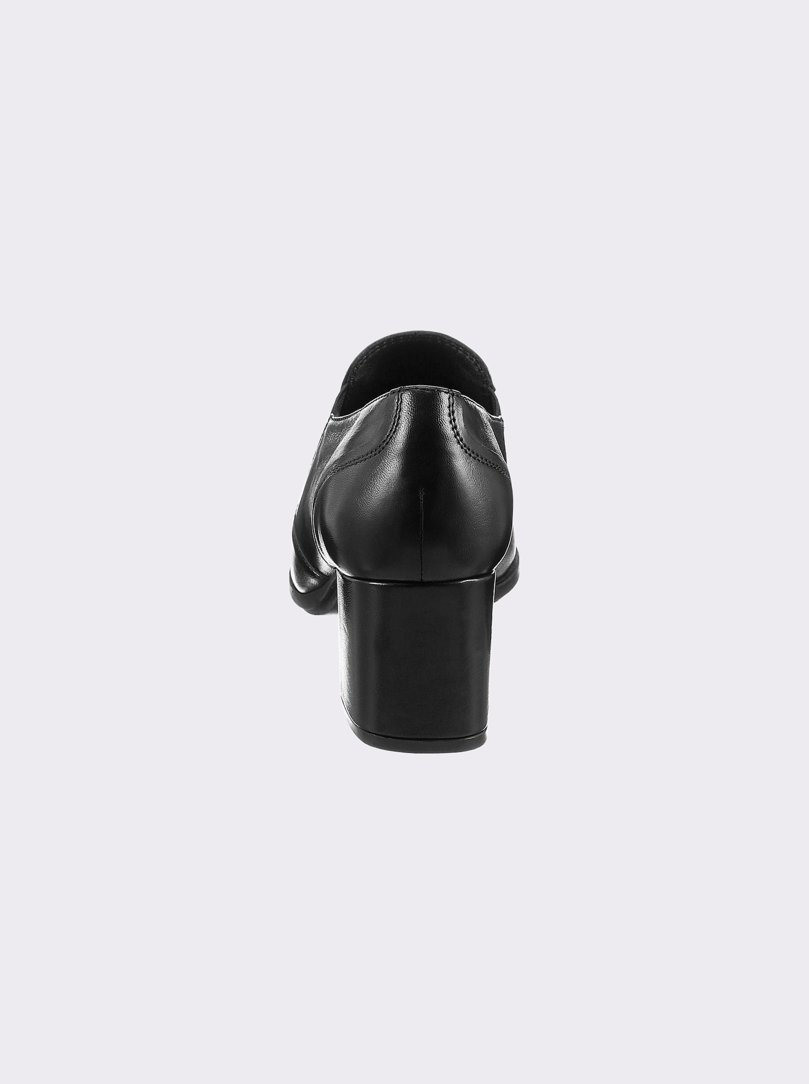 airsoft modern+ Hochfrontpumps mit gepolsterter Sohle - schwarz