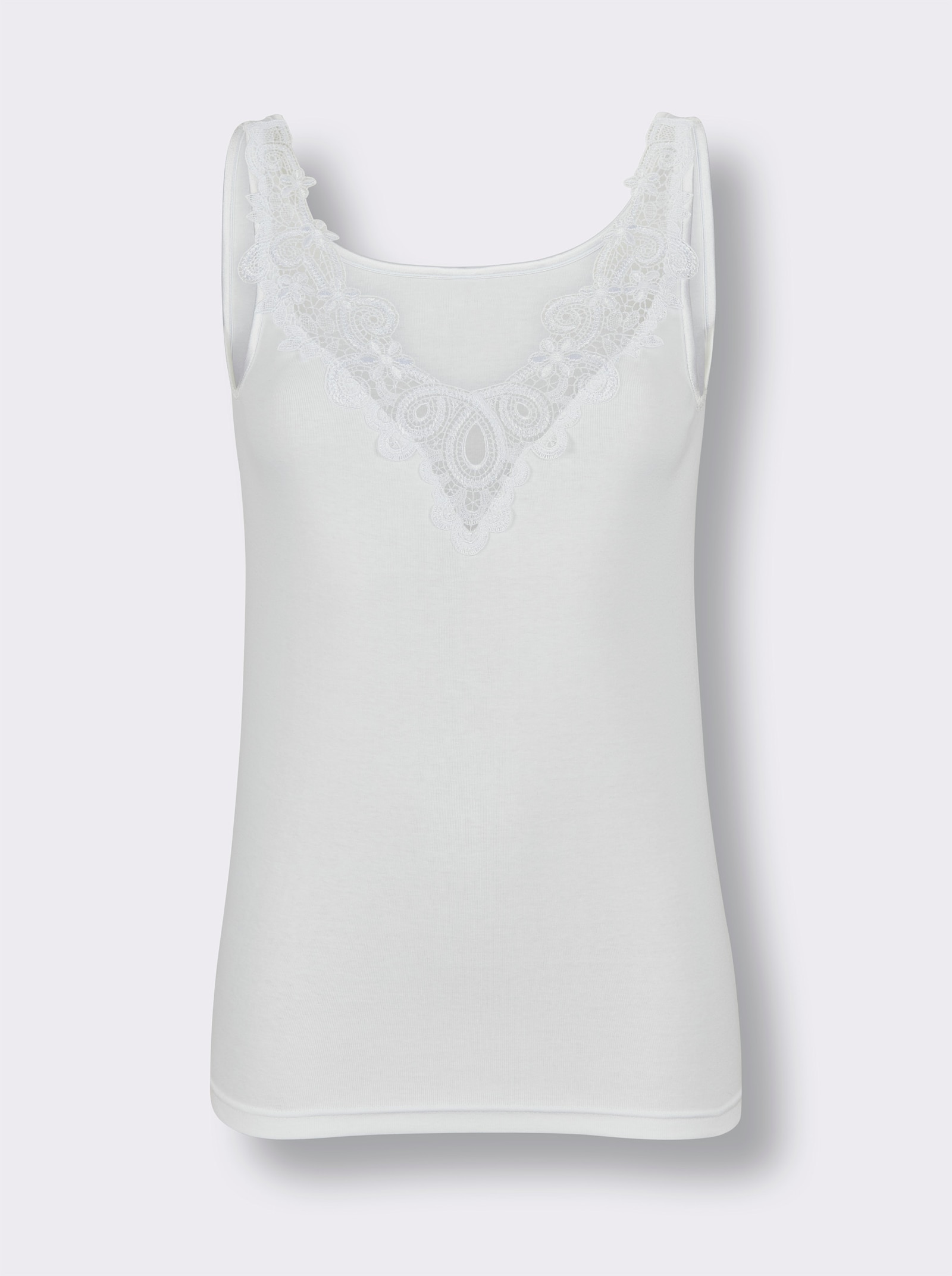 wäschepur Achselhemd - weiss