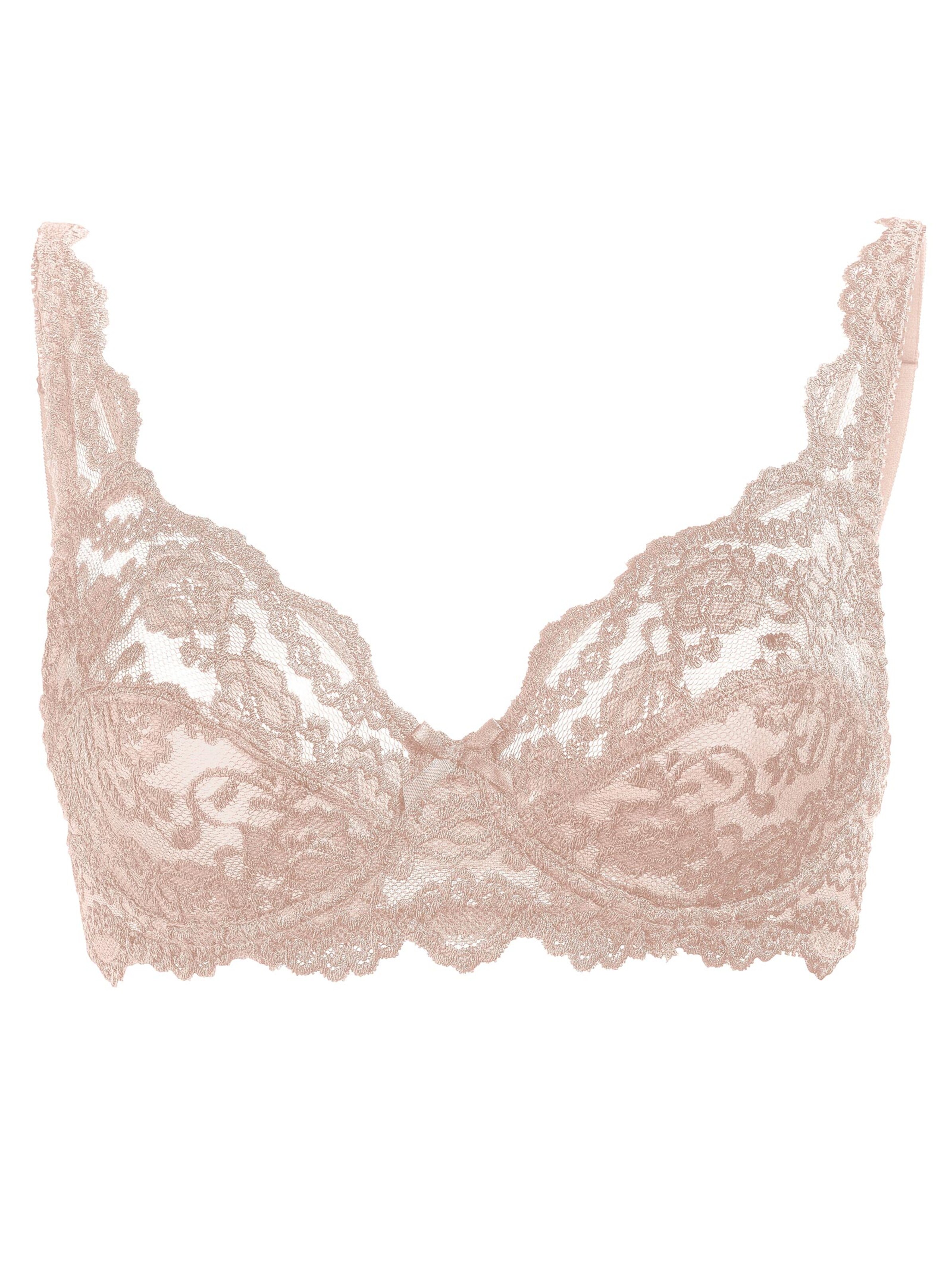 Bügel-BH - weiß + puder