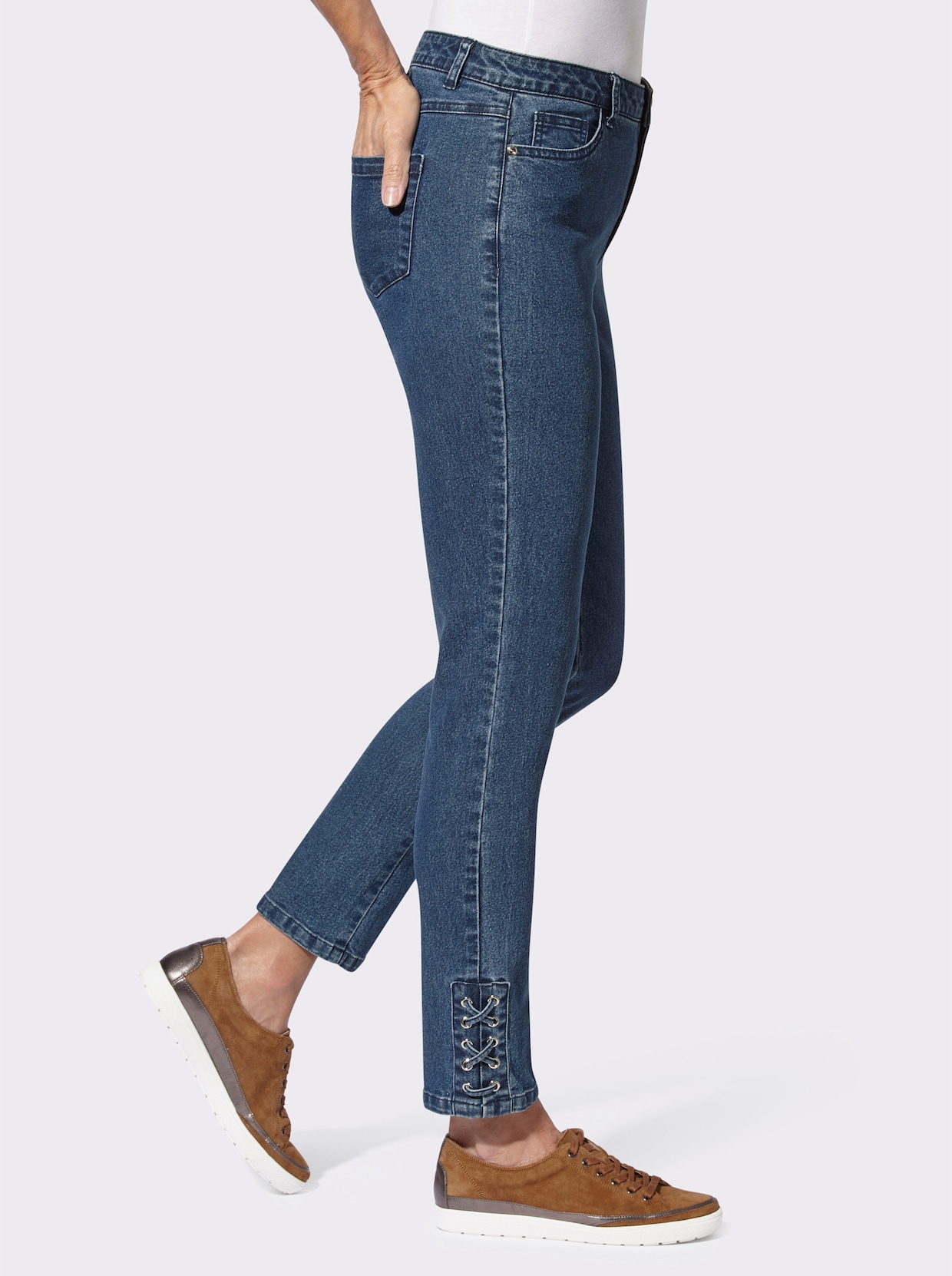 Jeans - blue-stone-washed