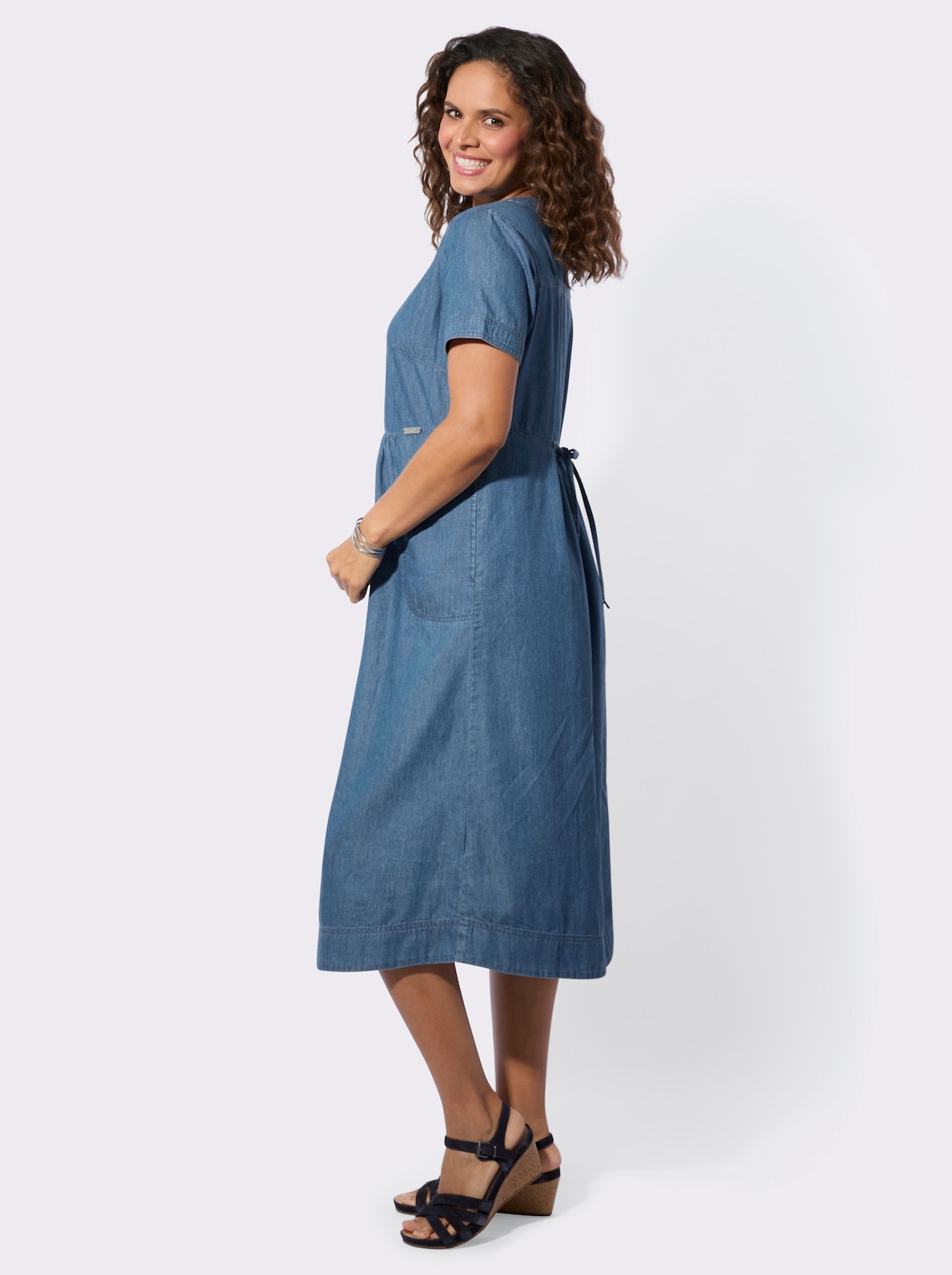 Jeanskleid - blue-bleached