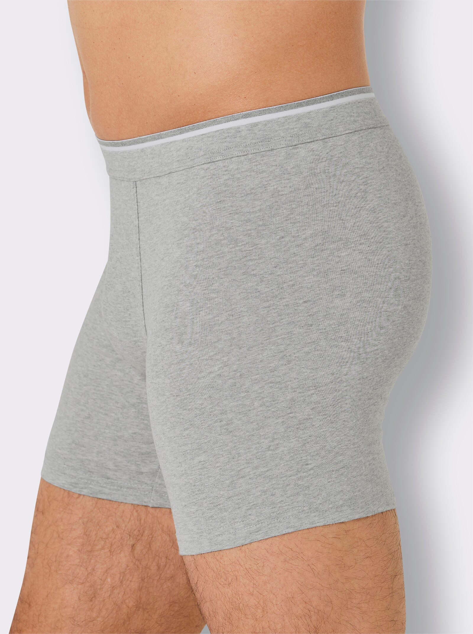wäschepur men Longpants - grau-meliert