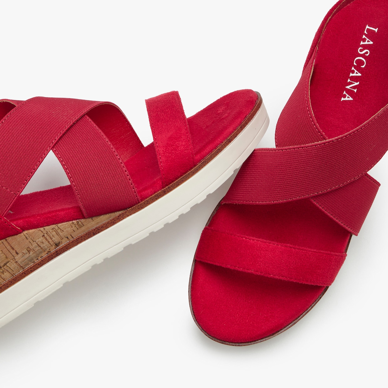LASCANA sandaaltjes - rood