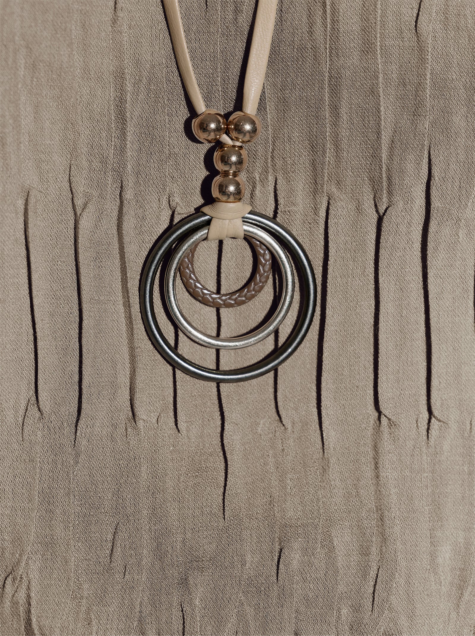 Schlupfbluse mit Fledermaus-Ärmeln - sesam