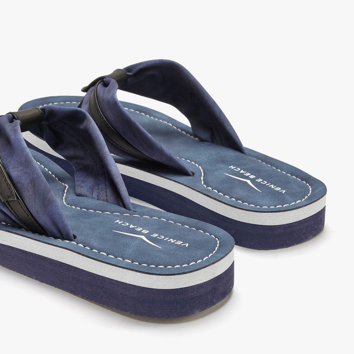 Venice Beach Badslippers - blauw/zwart