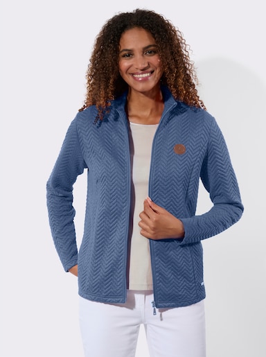 Shirtjacke - jeansblau