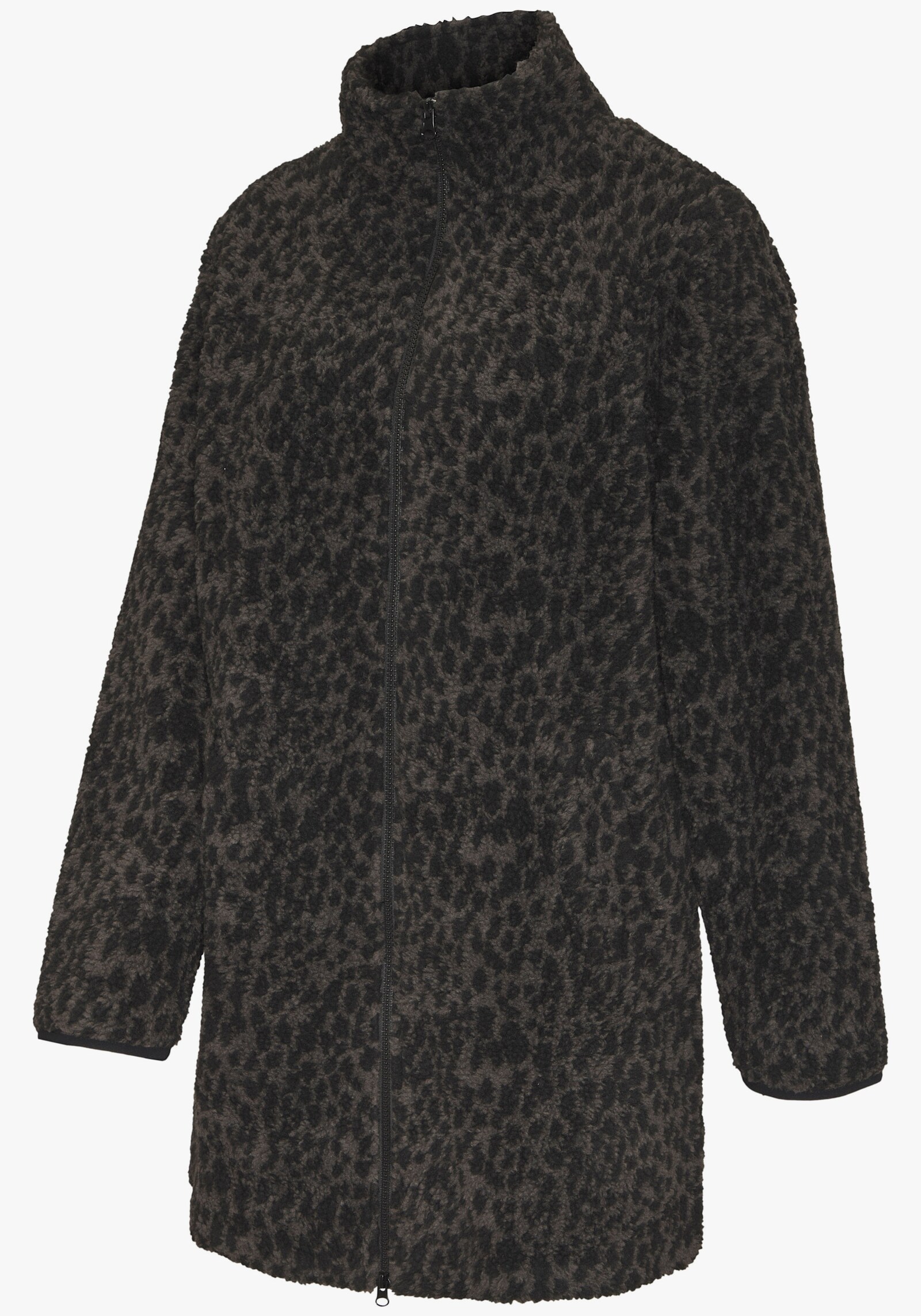 LASCANA Fleecejacke - leo-anthrazit