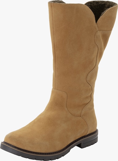 sheego Weitschaftstiefel - cognac