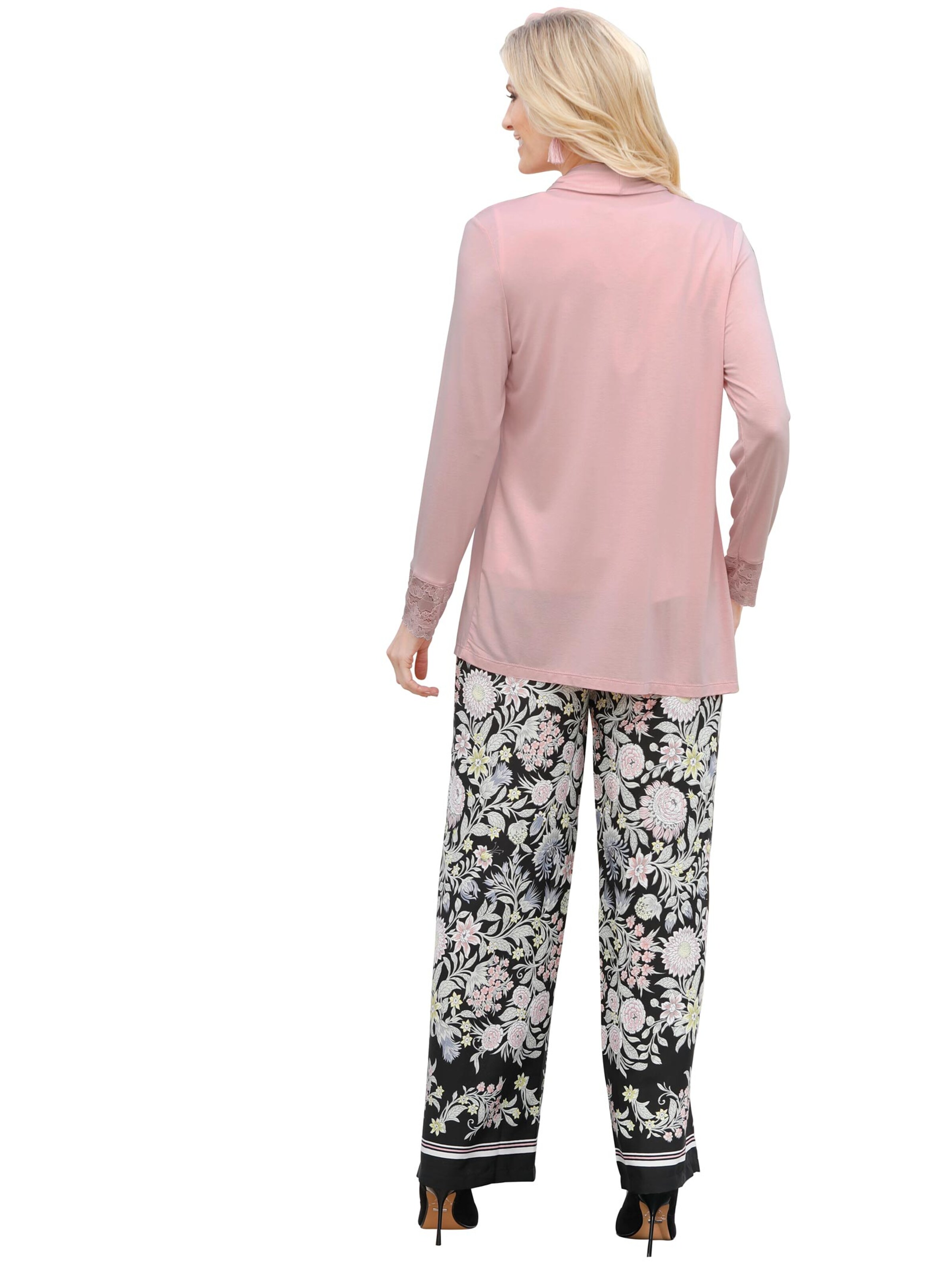 Hose - rauchblau-gemustert