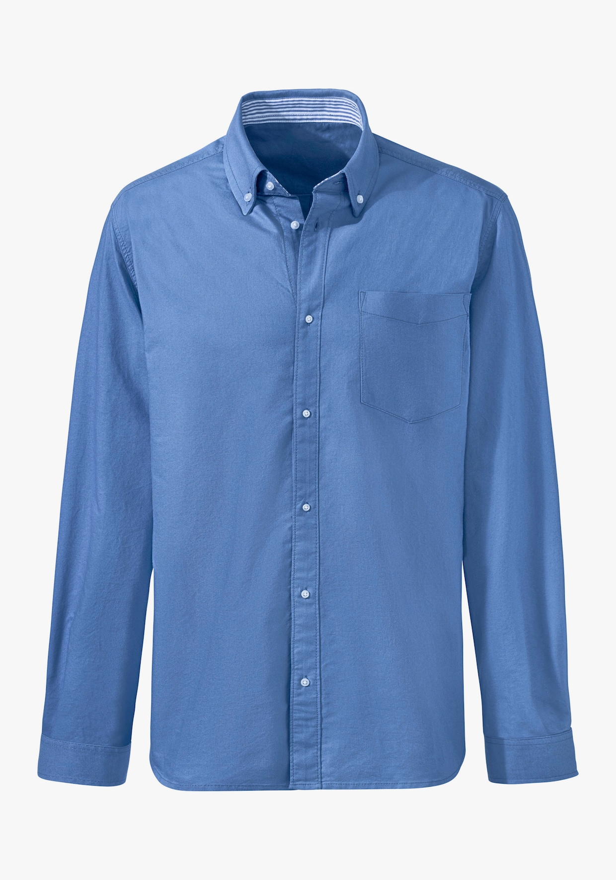 H.I.S Langarmhemd - blau