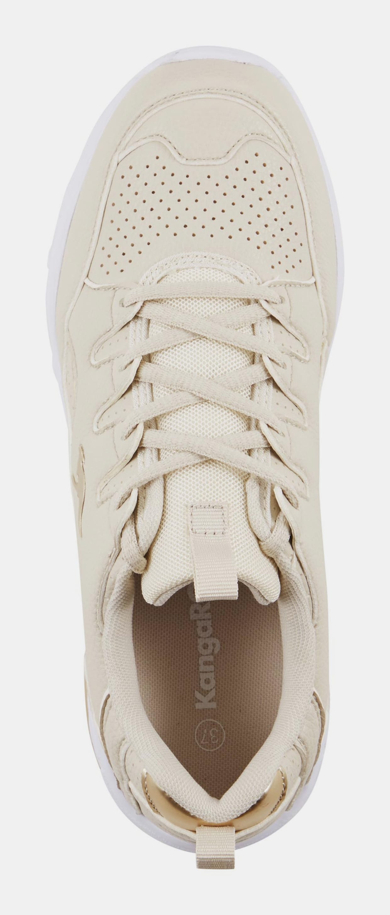 KangaROOS Sneaker - beige/goudkleur