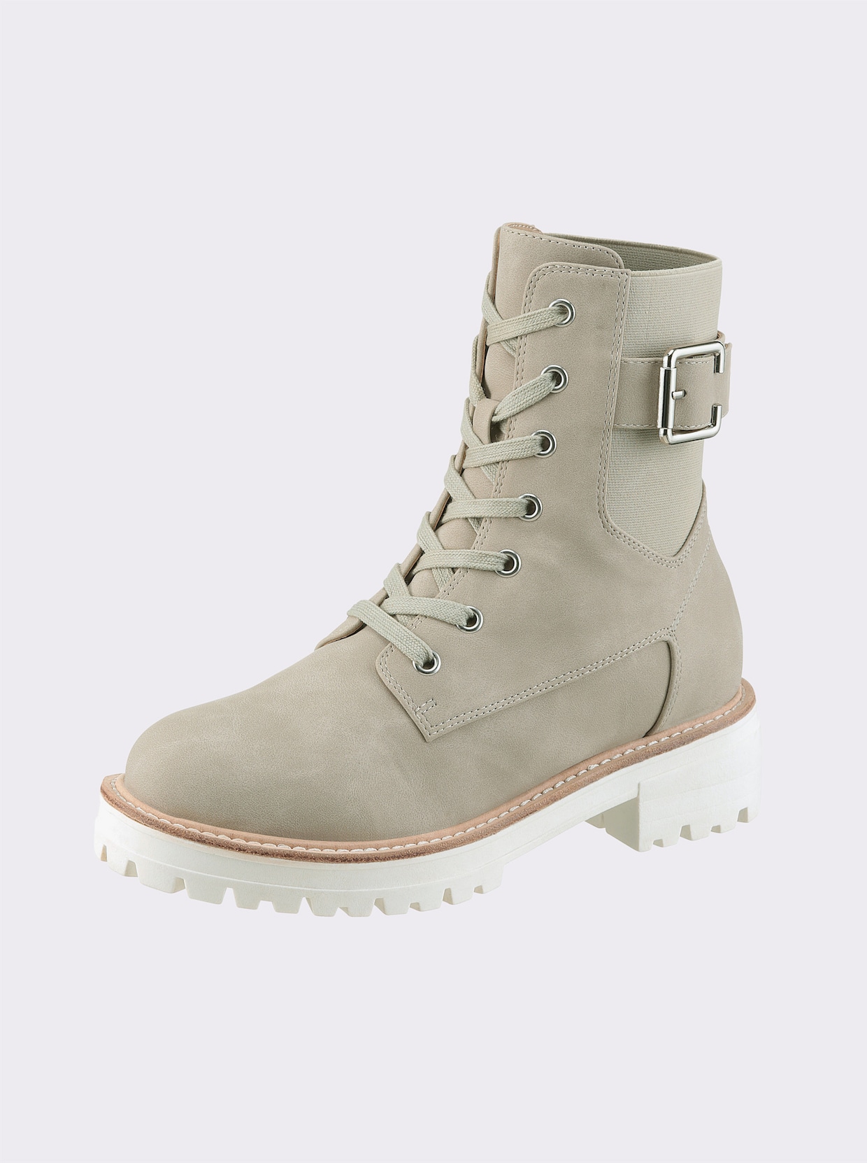 heine Schnürstiefelette - grau