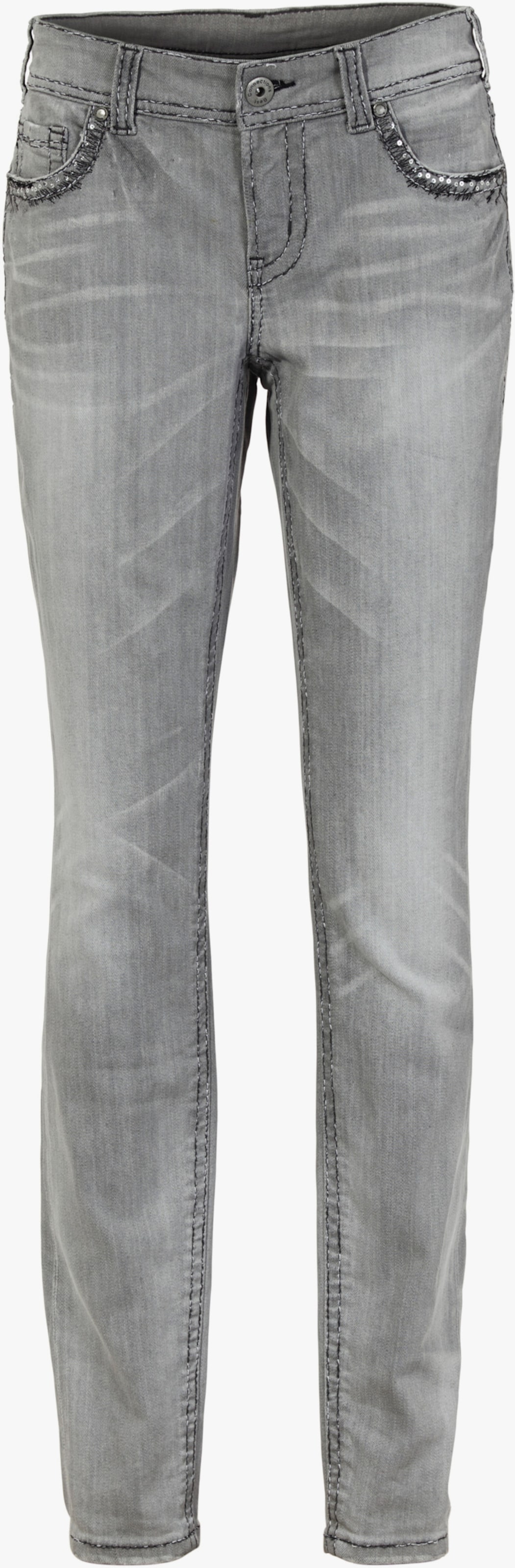 heine Skinny jeans met borduursel - grey denim
